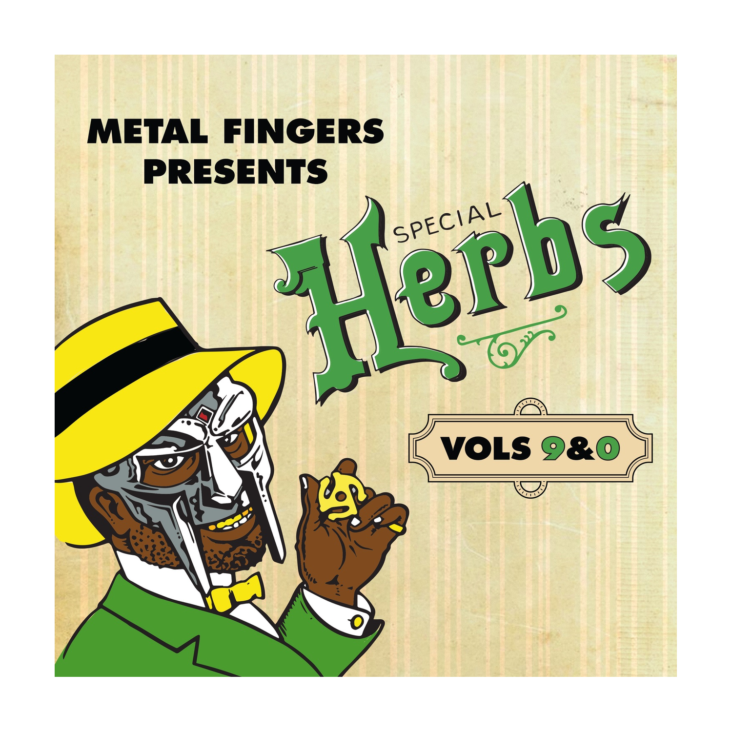 MF DOOM - Metal Fingers Presents: Special Herbs Vol. 9 & 0 (Cassette) — cassette album cover