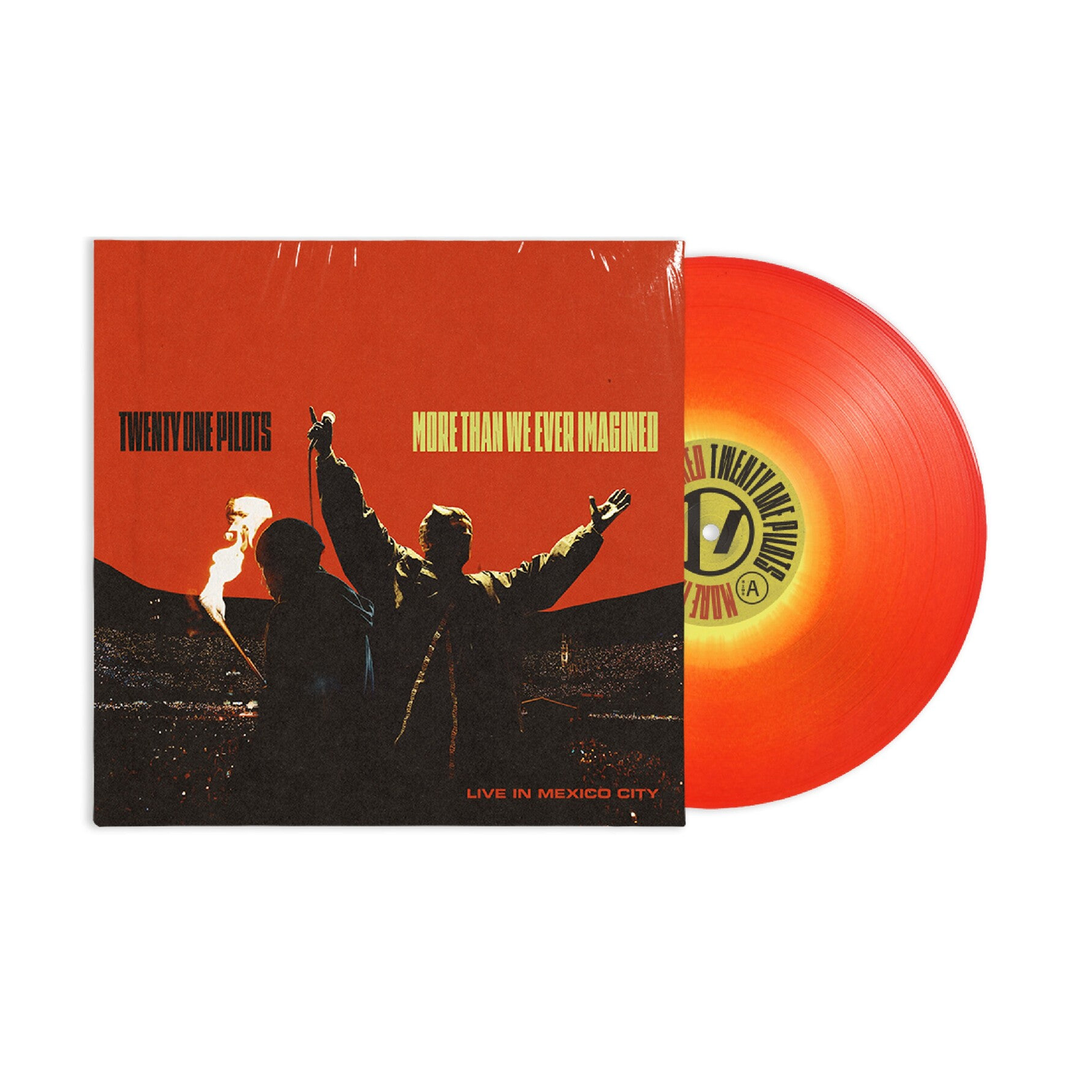 Twenty One Pilots - More Than We Ever Imagined (Live In Mexico City) (Red Vinyl) — vinyl LP album cover