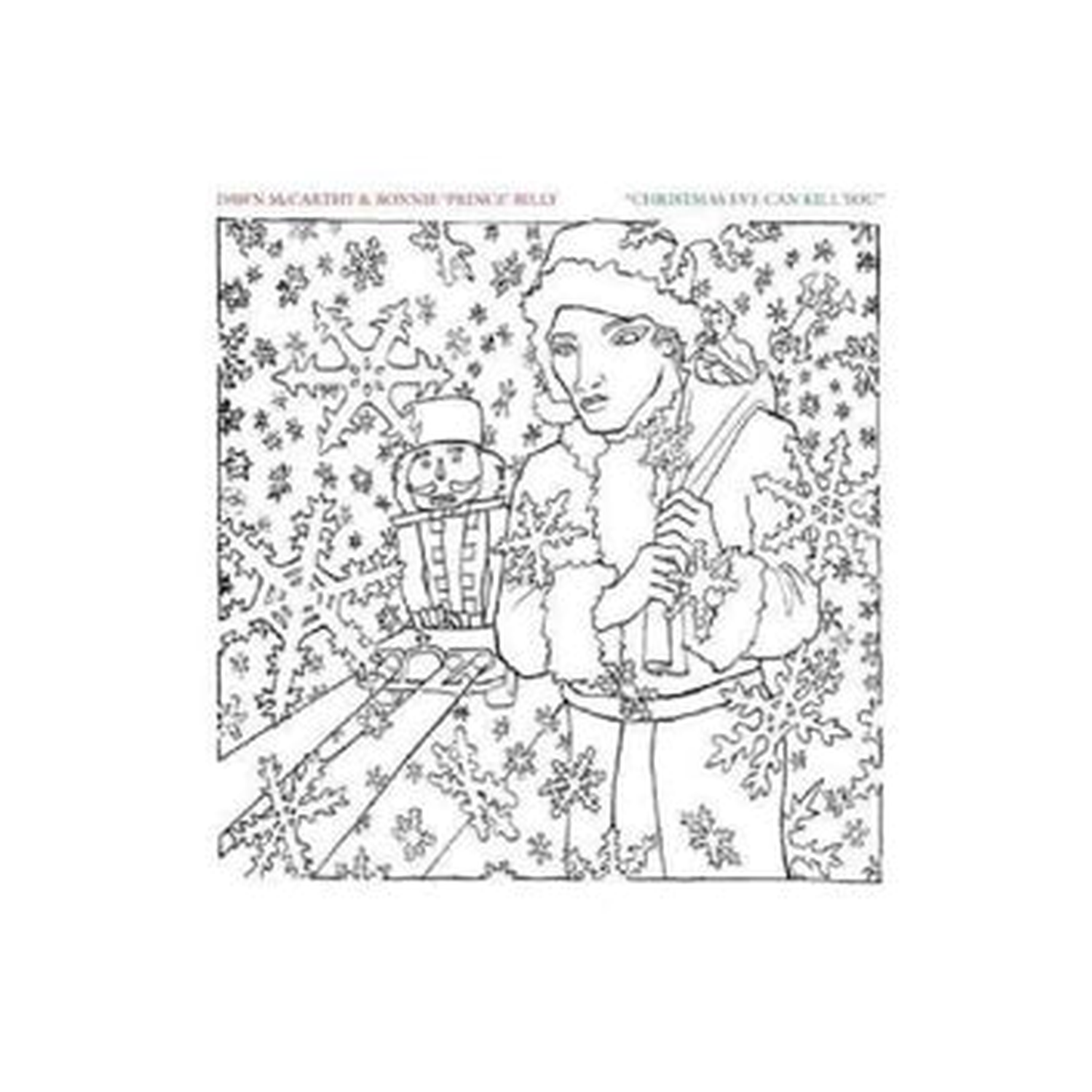 Dawn Mccarthy - Christmas Eve Can Kill You — 7" vinyl album cover