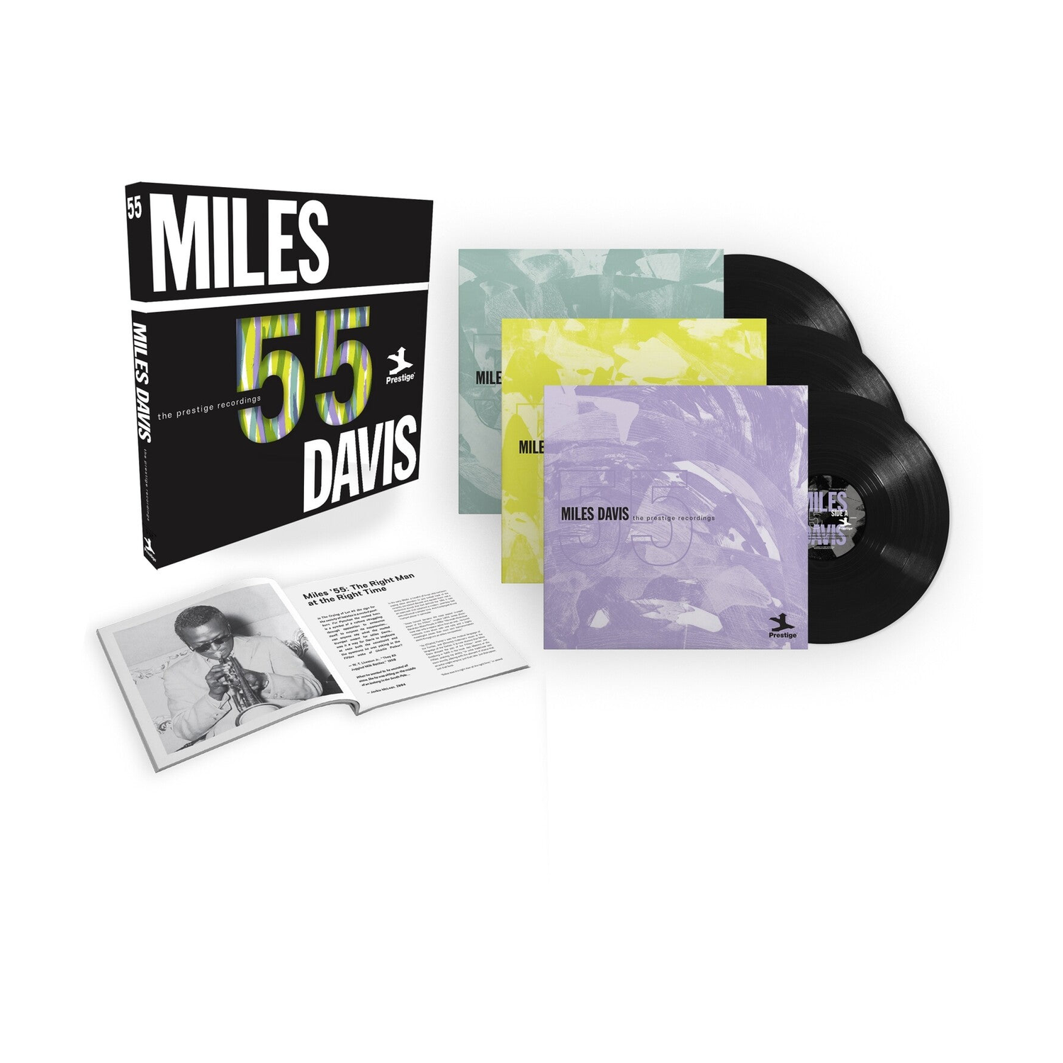 Miles Davis - Miles '55: The Prestige Recordings 3xLP (Limited Edition) — vinyl LP album cover