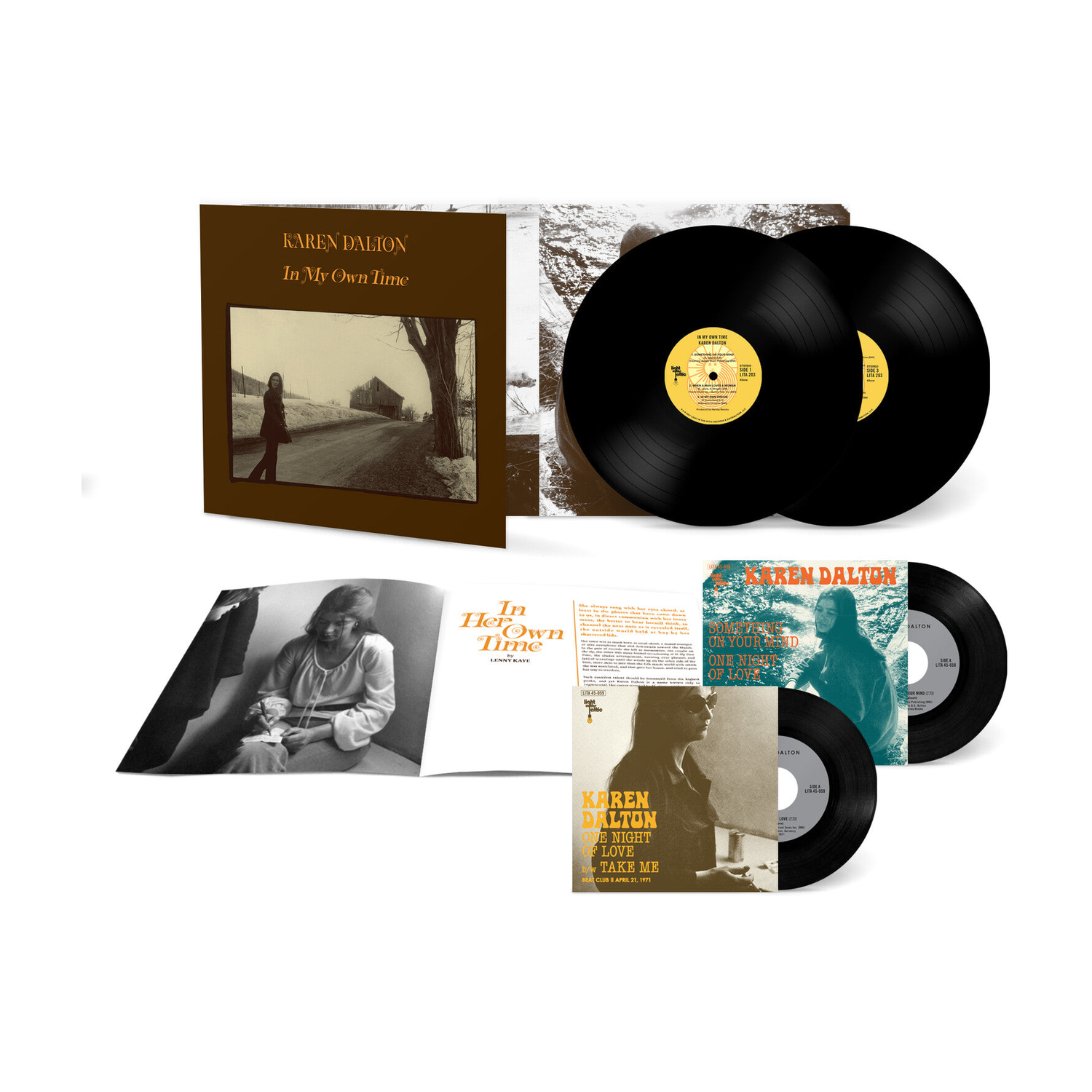 Karen Dalton - In My Own Time - 50th Anniversary Standard Deluxe 4xLP (Remastered) — vinyl LP album cover
