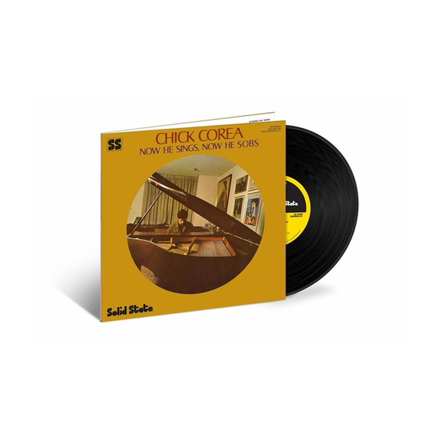 Chick Corea - Now He Sings, Now He Sobs — vinyl LP album cover