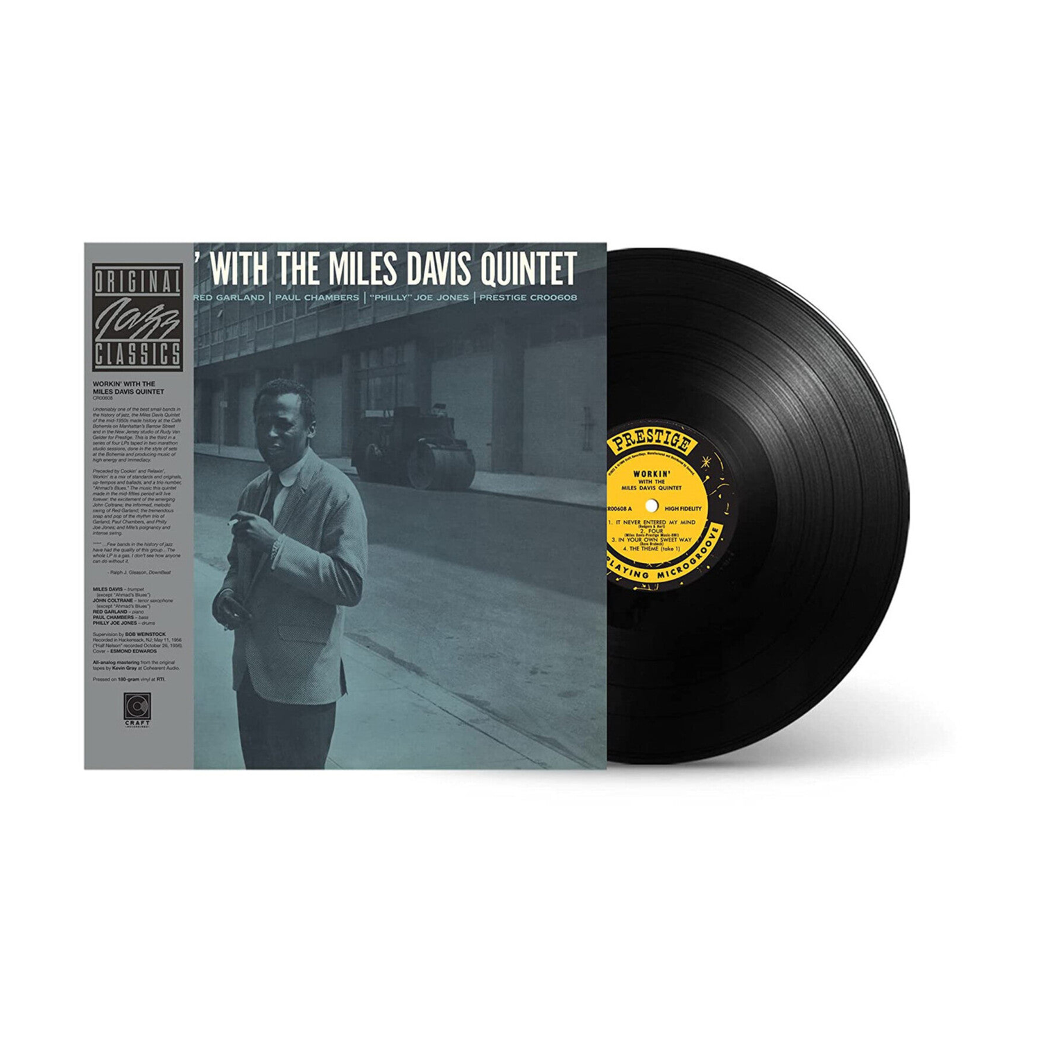 Miles Davis - Workin' With The Miles Davis Quintet (Original Jazz Classics Series) — vinyl LP album cover