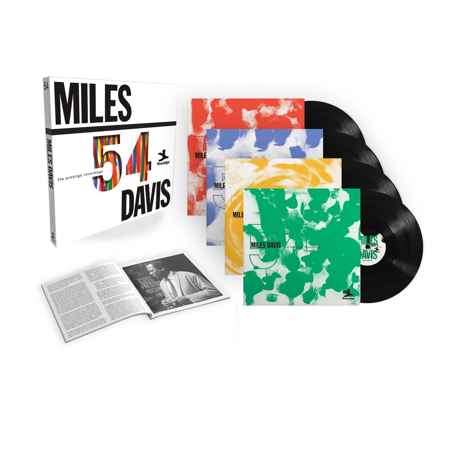 Miles Davis - Miles '54: The Prestige Recordings 4xLP — vinyl LP album cover