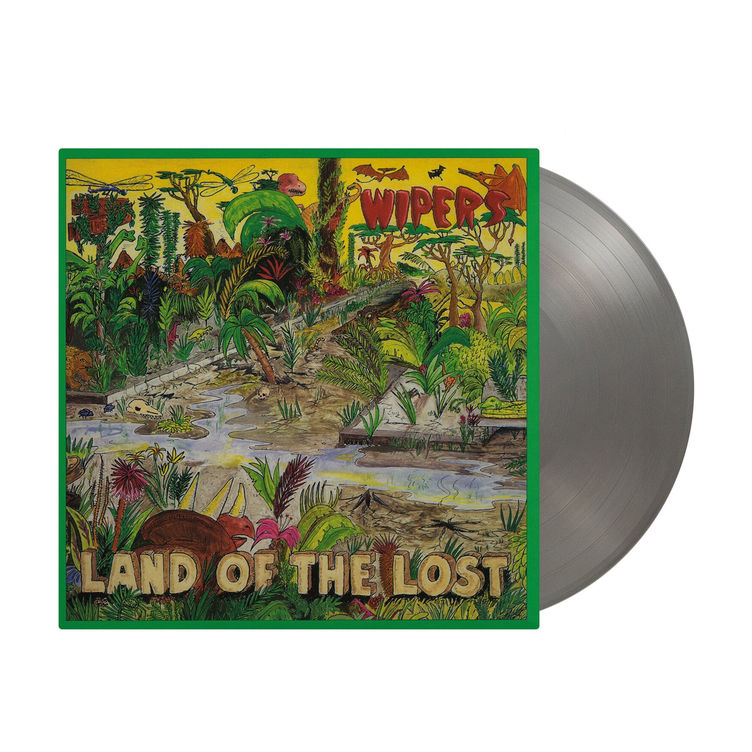 Wipers - Land Of The Lost - Limited 180 (Silver Vinyl) — vinyl LP album cover