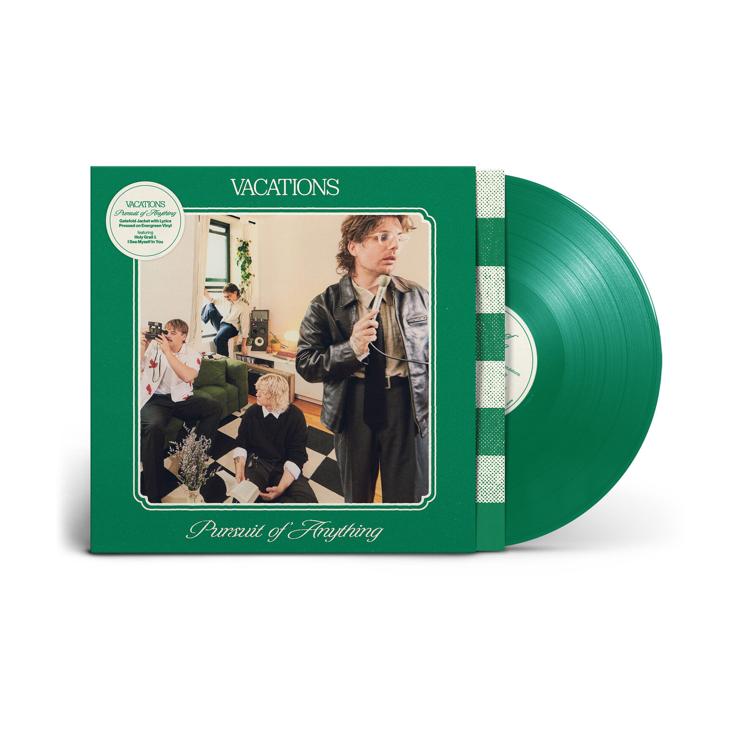 Vacations - Pursuit of Anything (Green Vinyl) — vinyl LP album cover