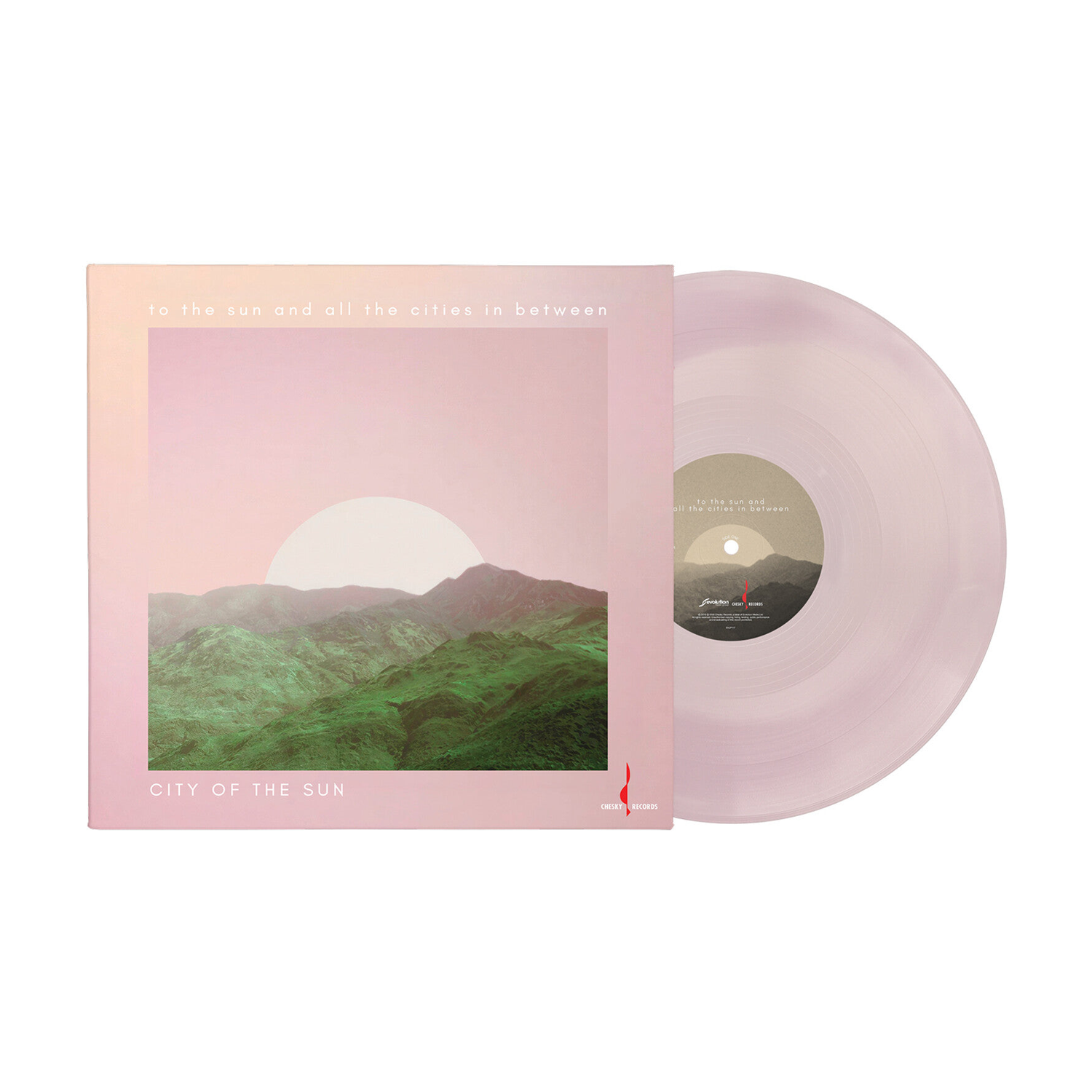 City Of The Sun - To the Sun and All the Cities in Between - 180G One-Step Pressing Pale — vinyl LP album cover