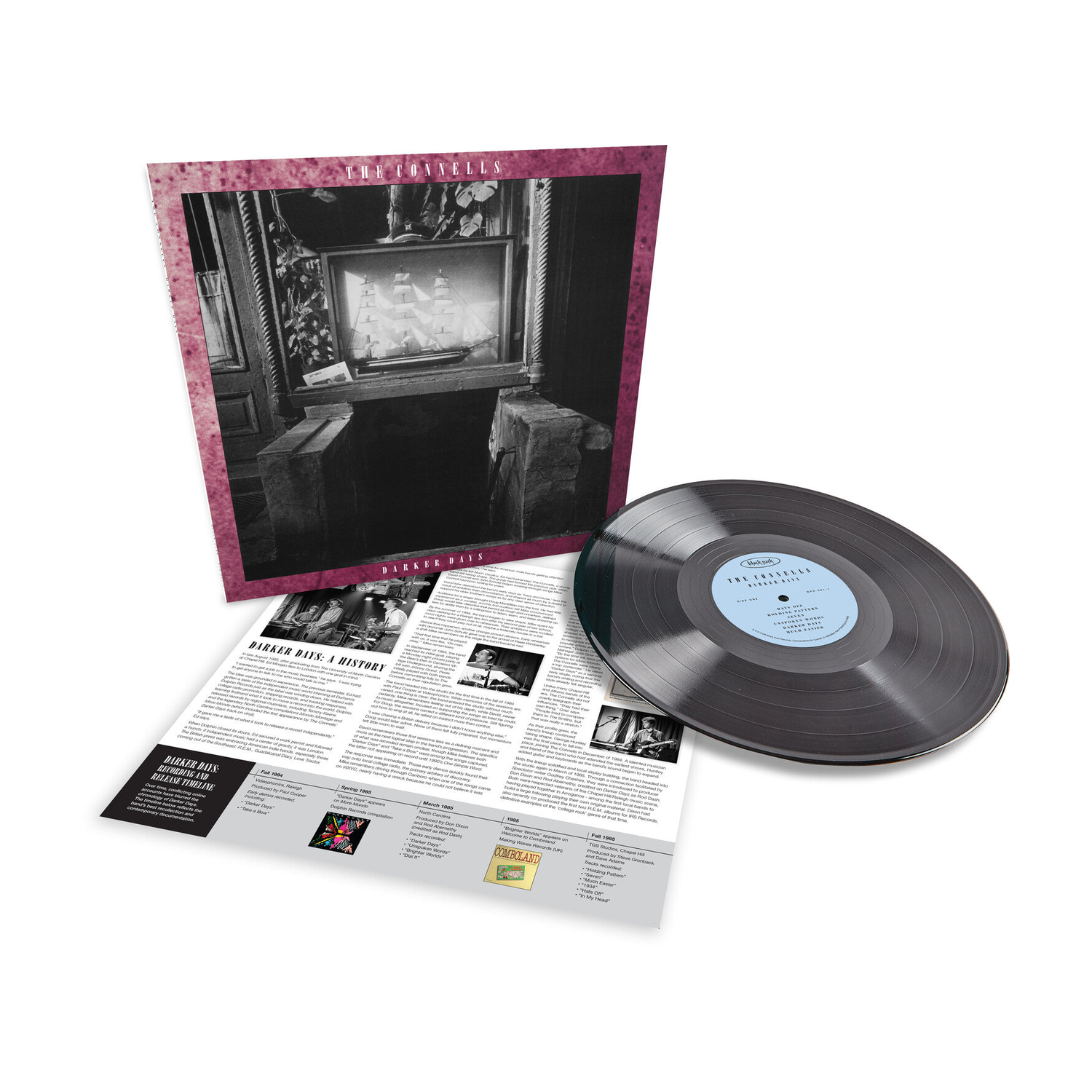 Connells - Darker Days — vinyl LP album cover