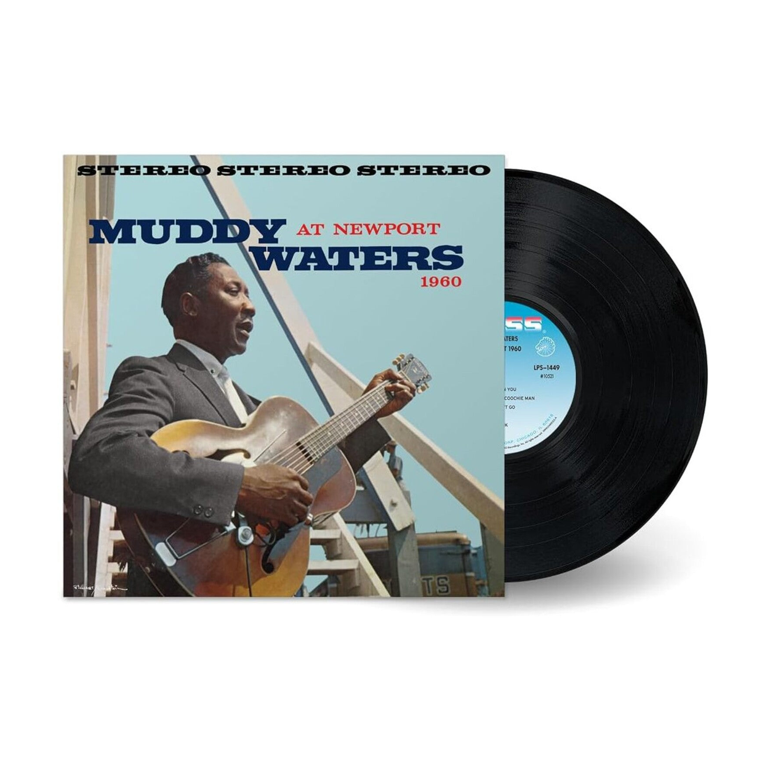 Muddy Waters at Newport 1960 (Chess Acoustic Sounds Series) — vinyl LP album cover