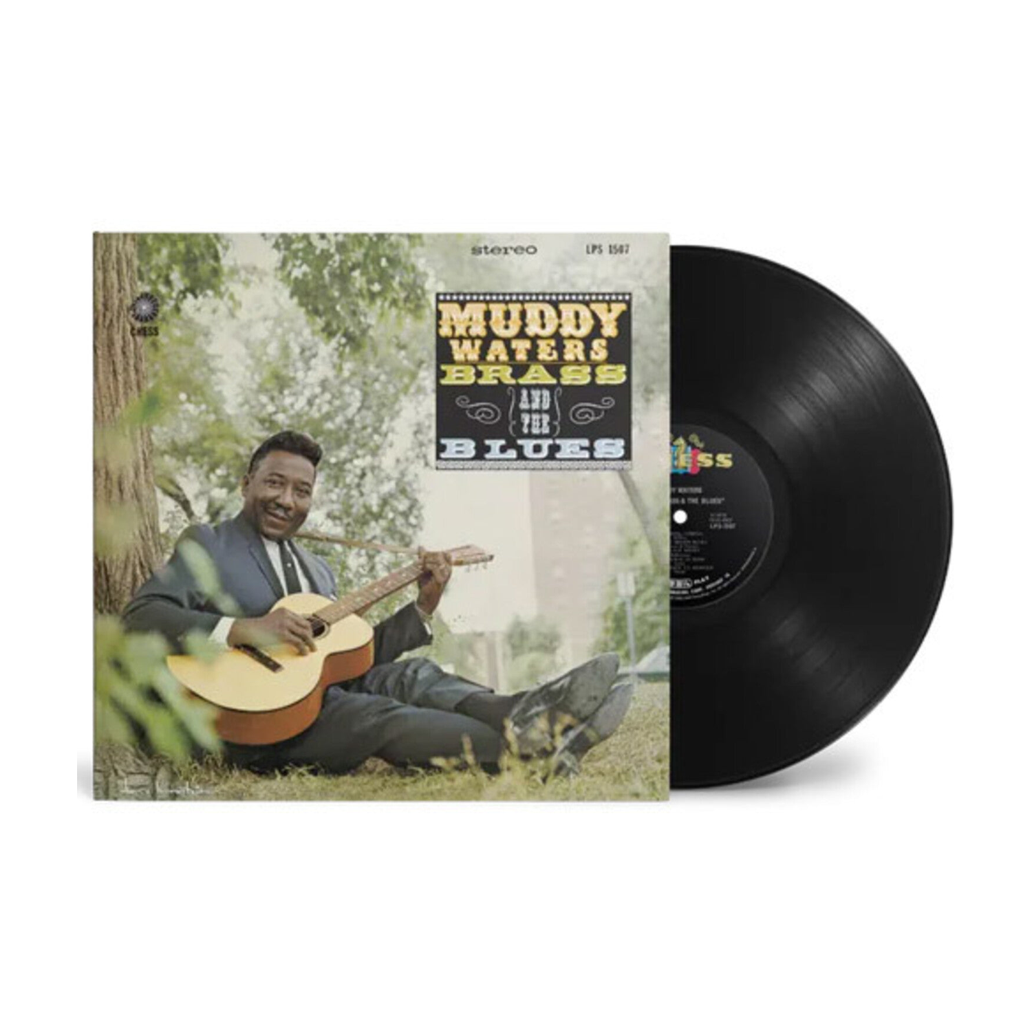 Muddy Waters - Muddy, Brass and the Blues (Chess Acoustic Sounds Series) — vinyl LP album cover