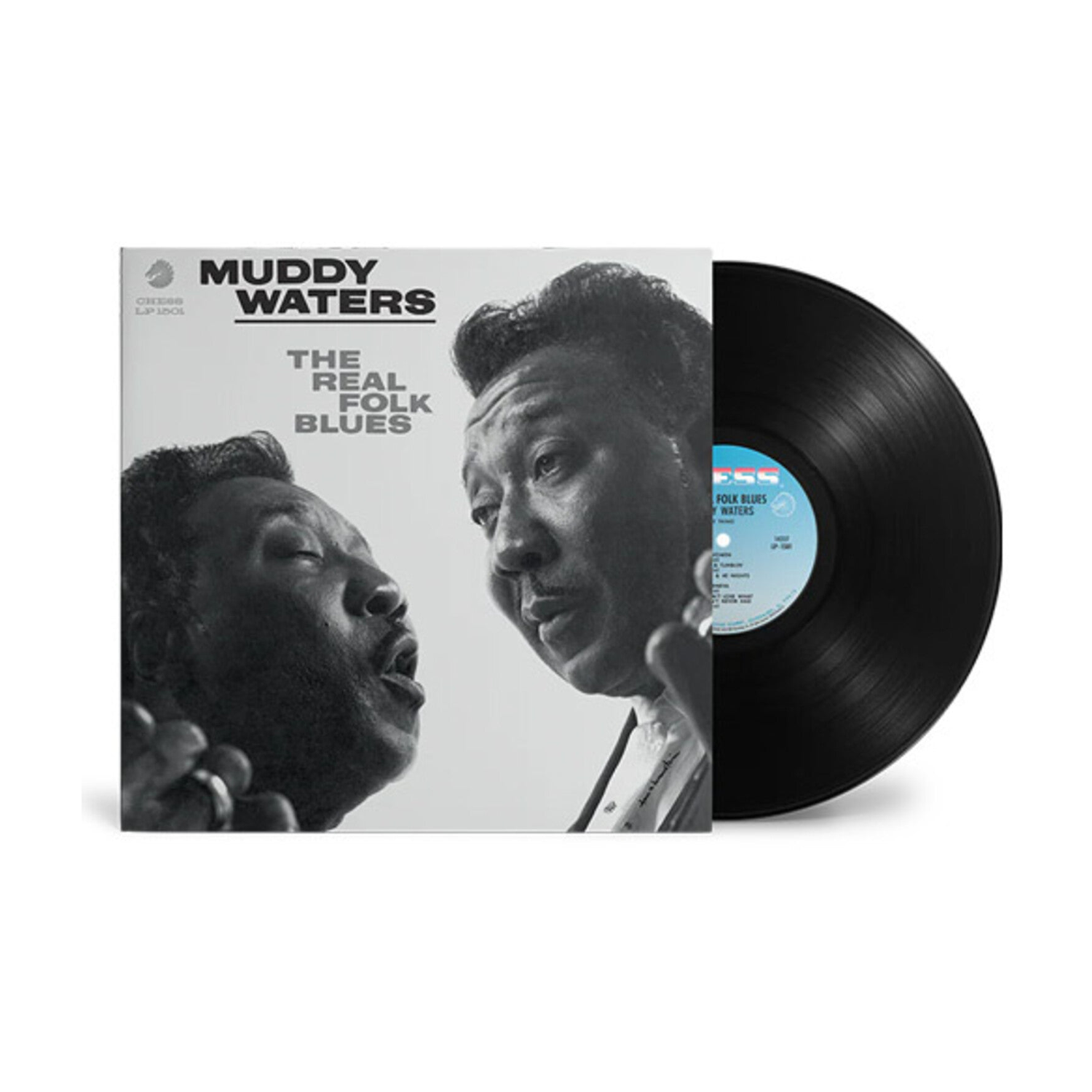 Muddy Waters - The Real Folk Blues (Chess Acoustic Sounds Series) — vinyl LP album cover