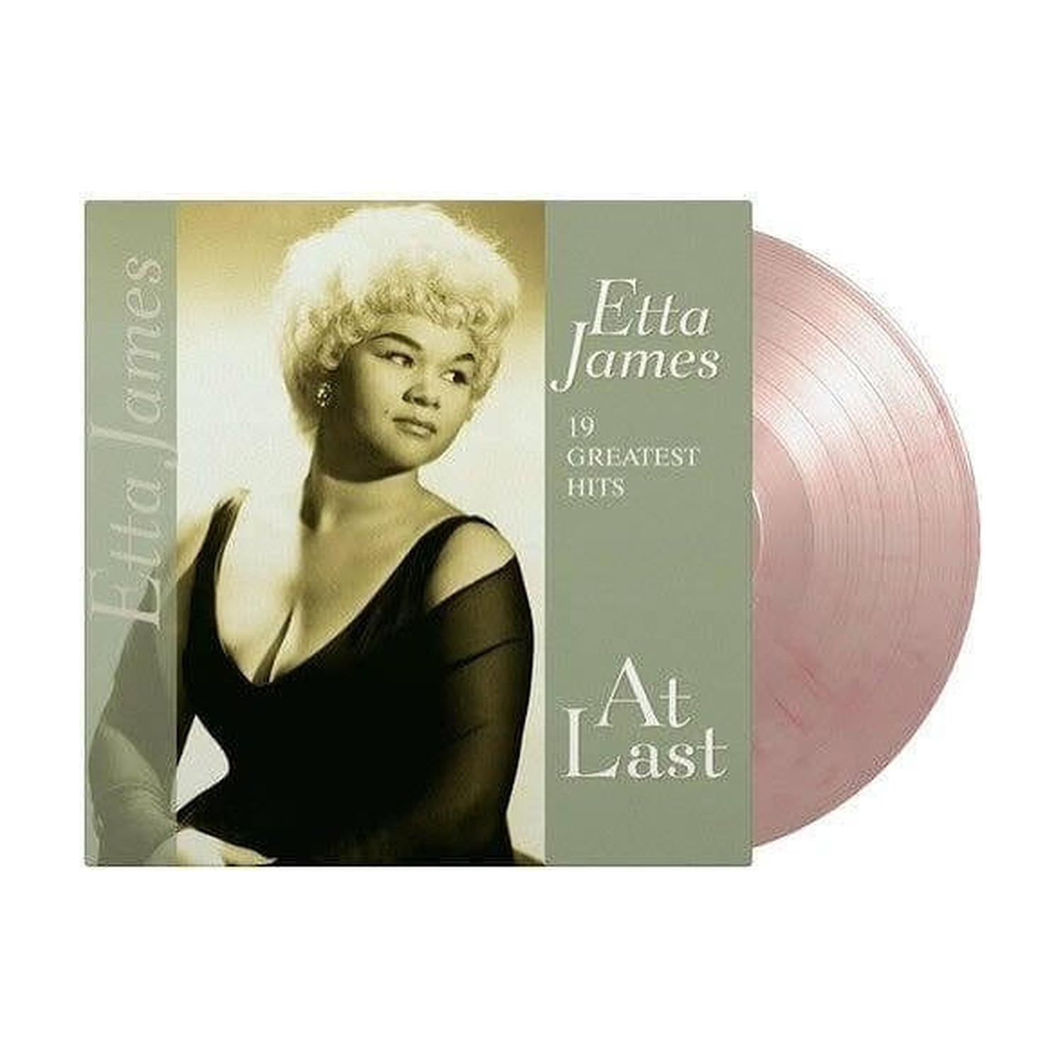 Etta James - AT Last: 19 Greatest Hits (Color) — vinyl LP album cover