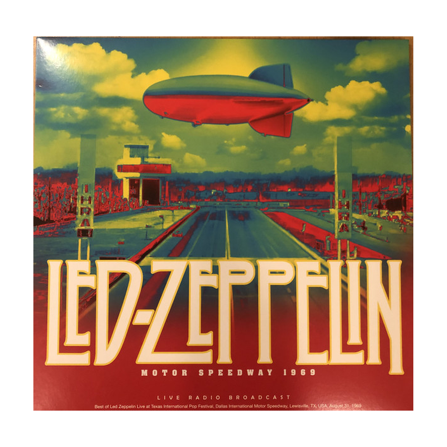 Led Zeppelin - Motor Speedway 1969 (Lime Transparent Vinyl)