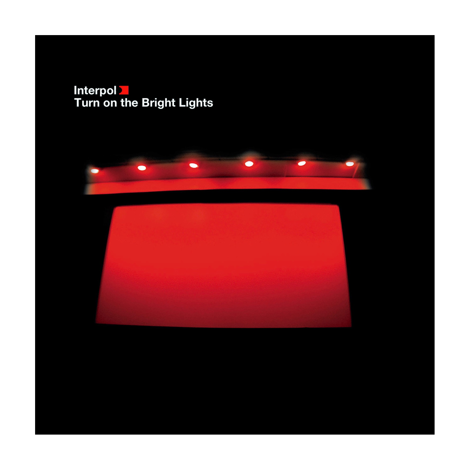 Interpol - Turn on the Bright Lights (CD) — CD album cover