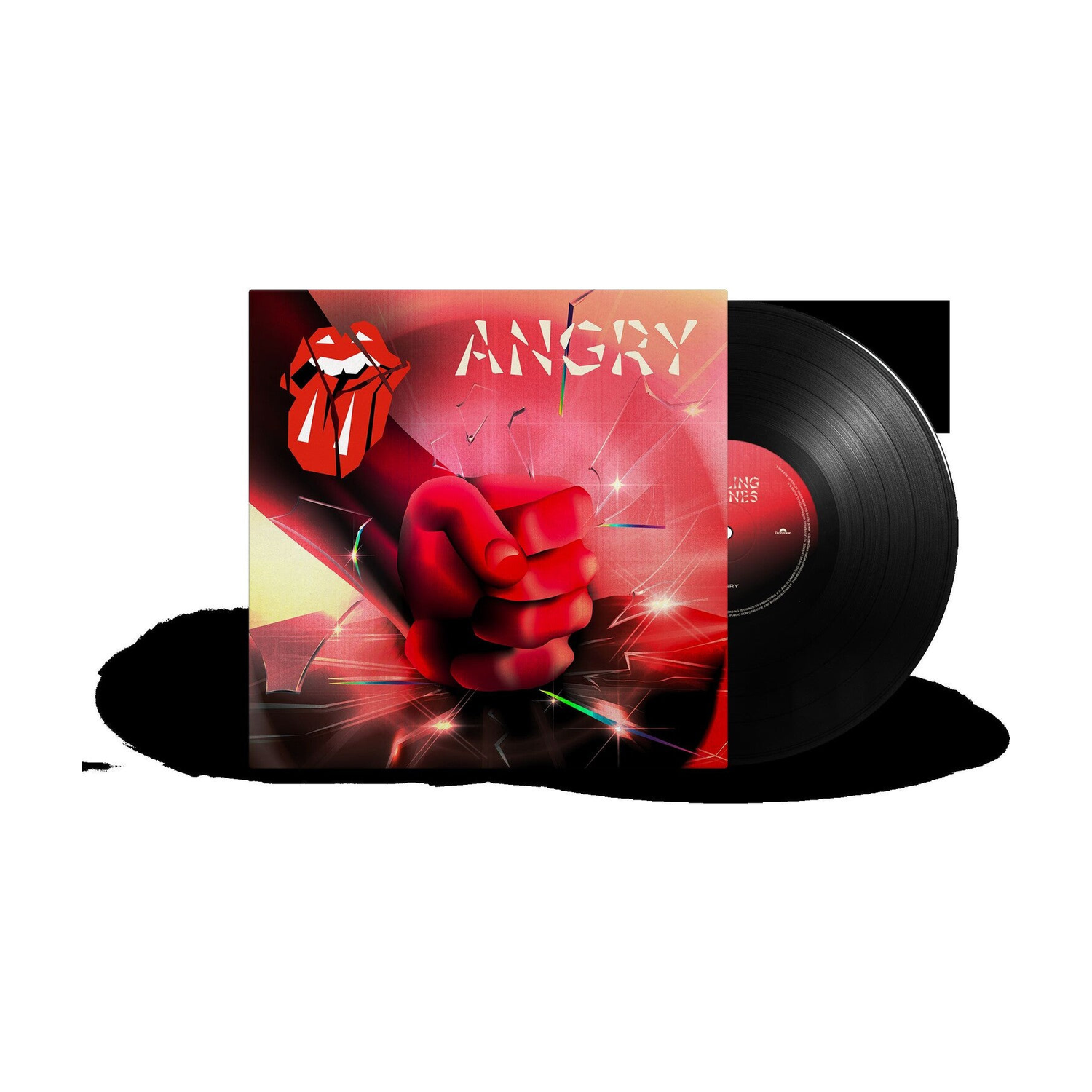 Rolling Stones - Angry - Limited 10-Inch Black Vinyl with Etched B-Side (Limited Edition) — 12" vinyl album cover