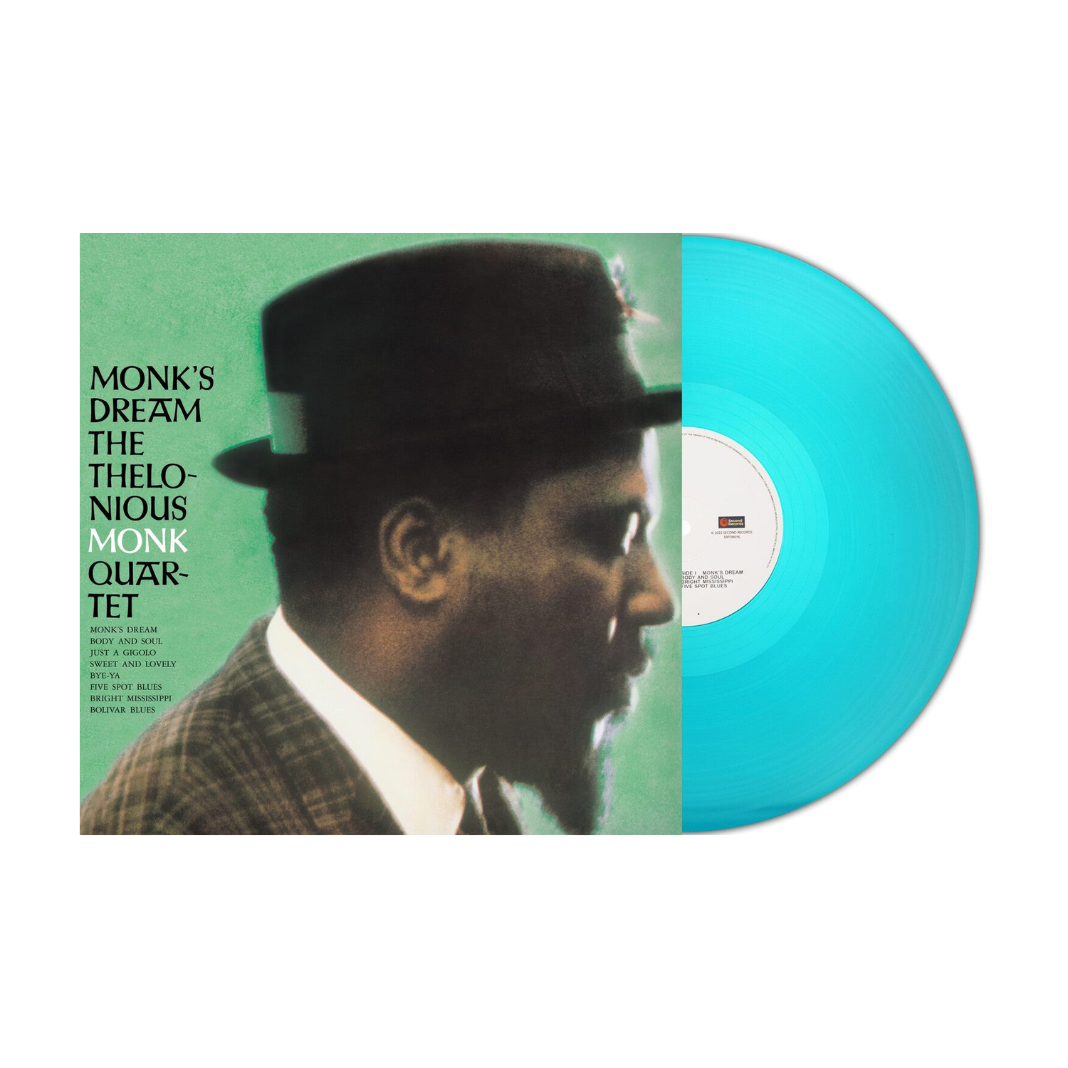 Thelonious Monk - Monk's Dream - Limited Turquoise Colored Vinyl (Turquoise Vinyl) — vinyl LP album cover
