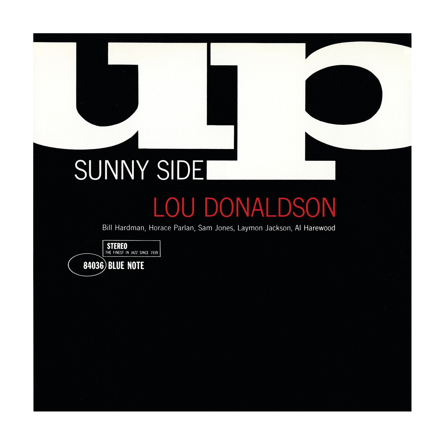 Lou Donaldson - Sunny Side Up — vinyl LP album cover
