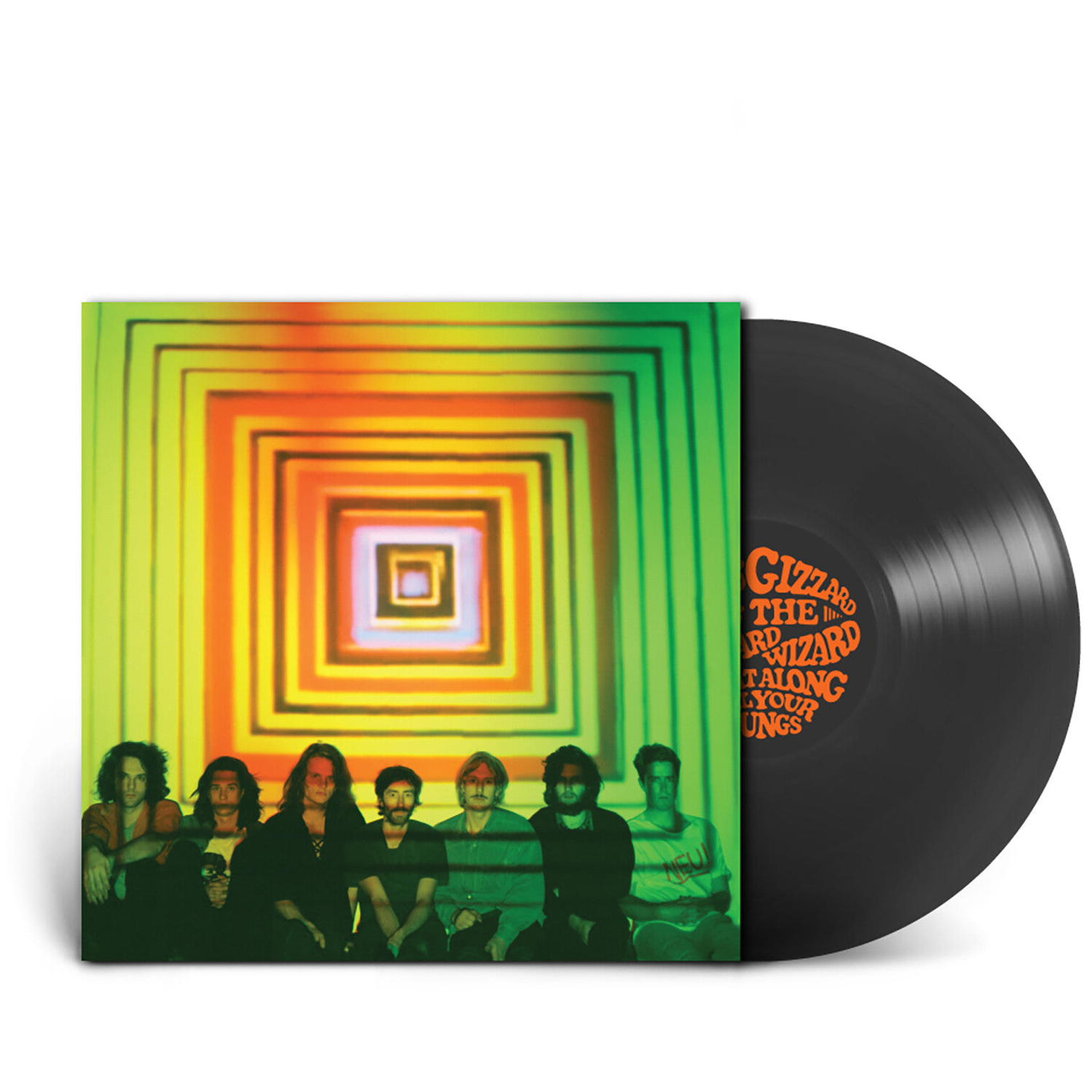 King Gizzard & the Lizard Wizard - Float Along - Fill Your Lungs - Injection Molded Pet Ecosonic — vinyl LP album cover