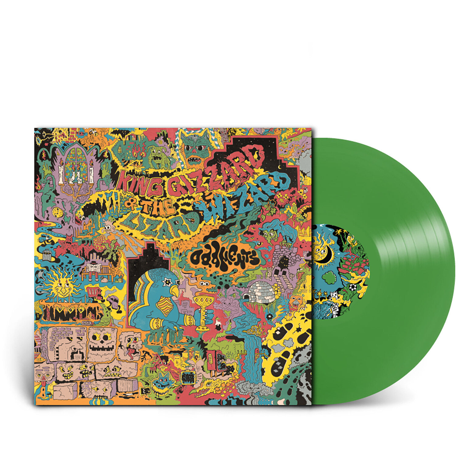 King Gizzard & the Lizard Wizard - Oddments - Injection Molded Pet Ecosonic (Green Vinyl)