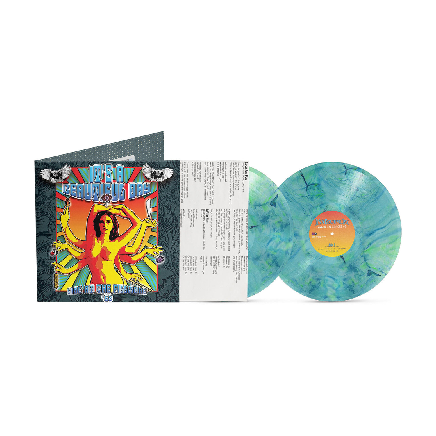 It's a Beautiful Day - Live at the Fillmore '68 2xLP (Limited Edition) — vinyl LP album cover