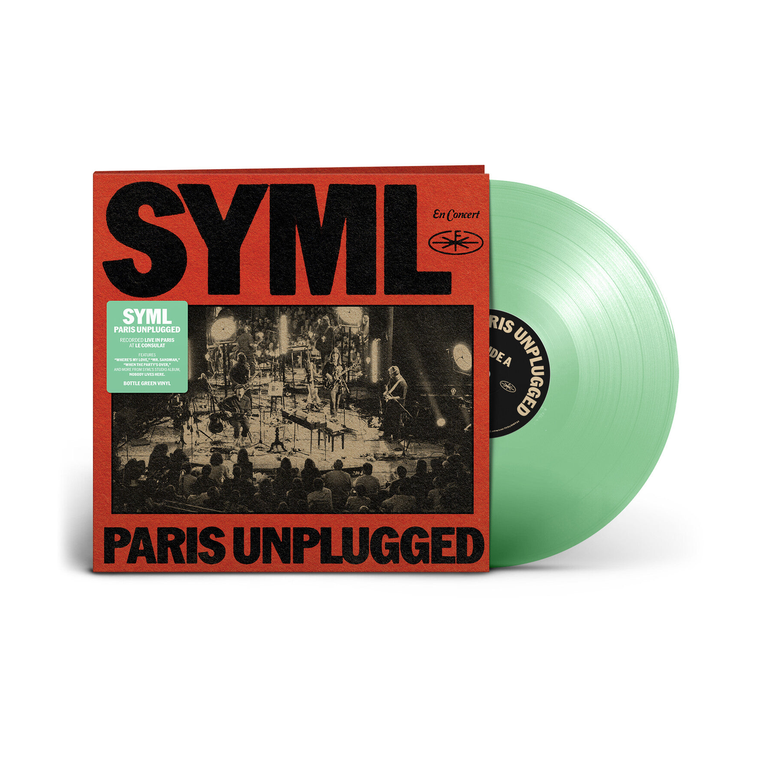 Syml - Paris Unplugged (Green Vinyl) — vinyl LP album cover