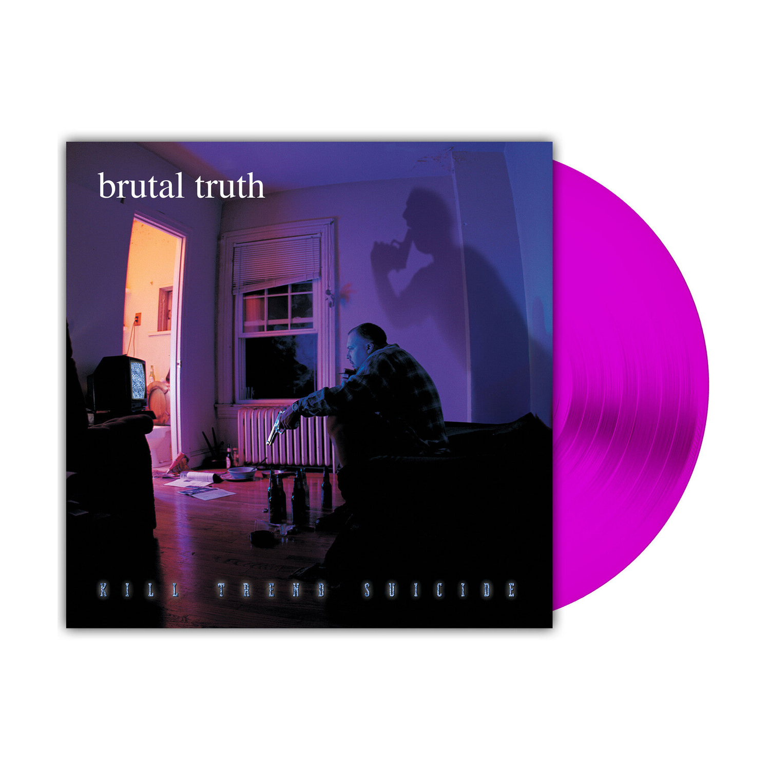 Brutal Truth - Kill Trend Suicide (Purple Vinyl) — vinyl LP album cover