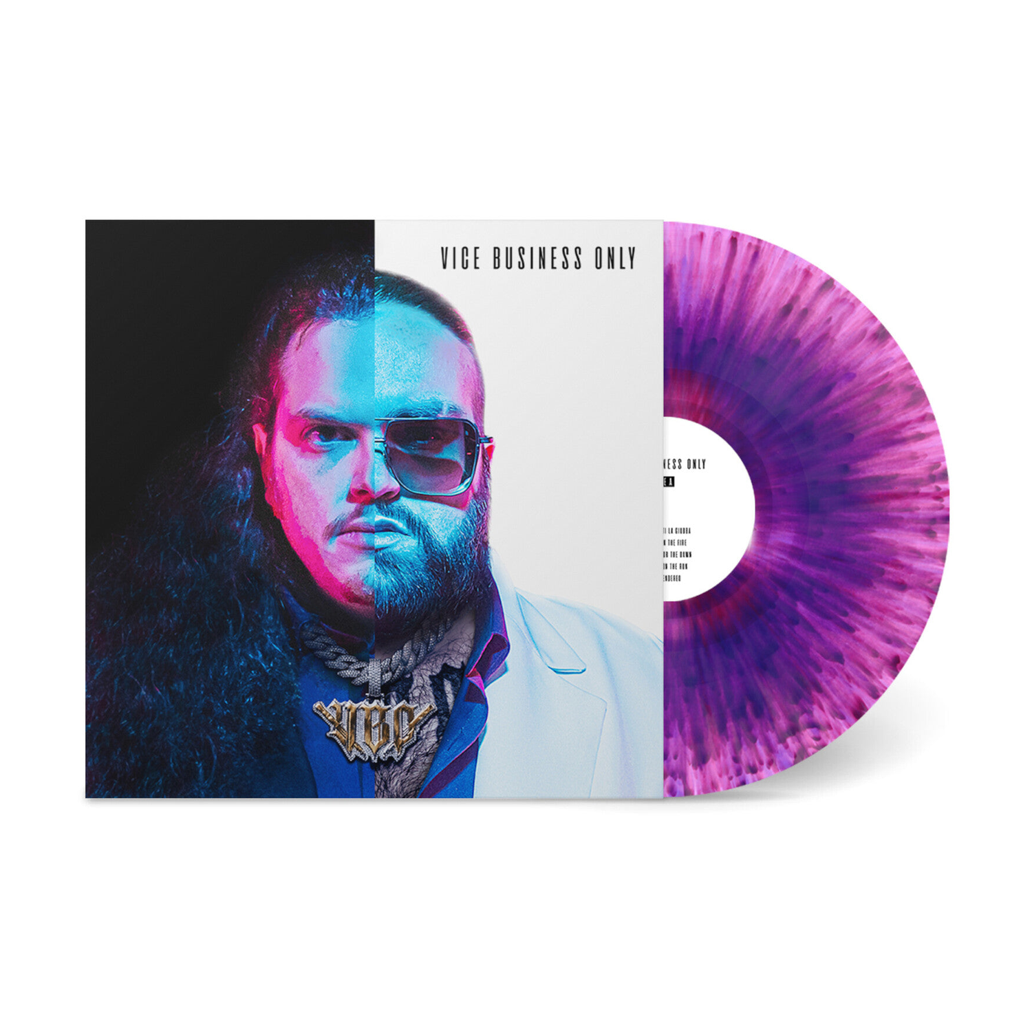 Vbo - Vice Business Only (Purple Pink Splatter Vinyl) — vinyl LP album cover