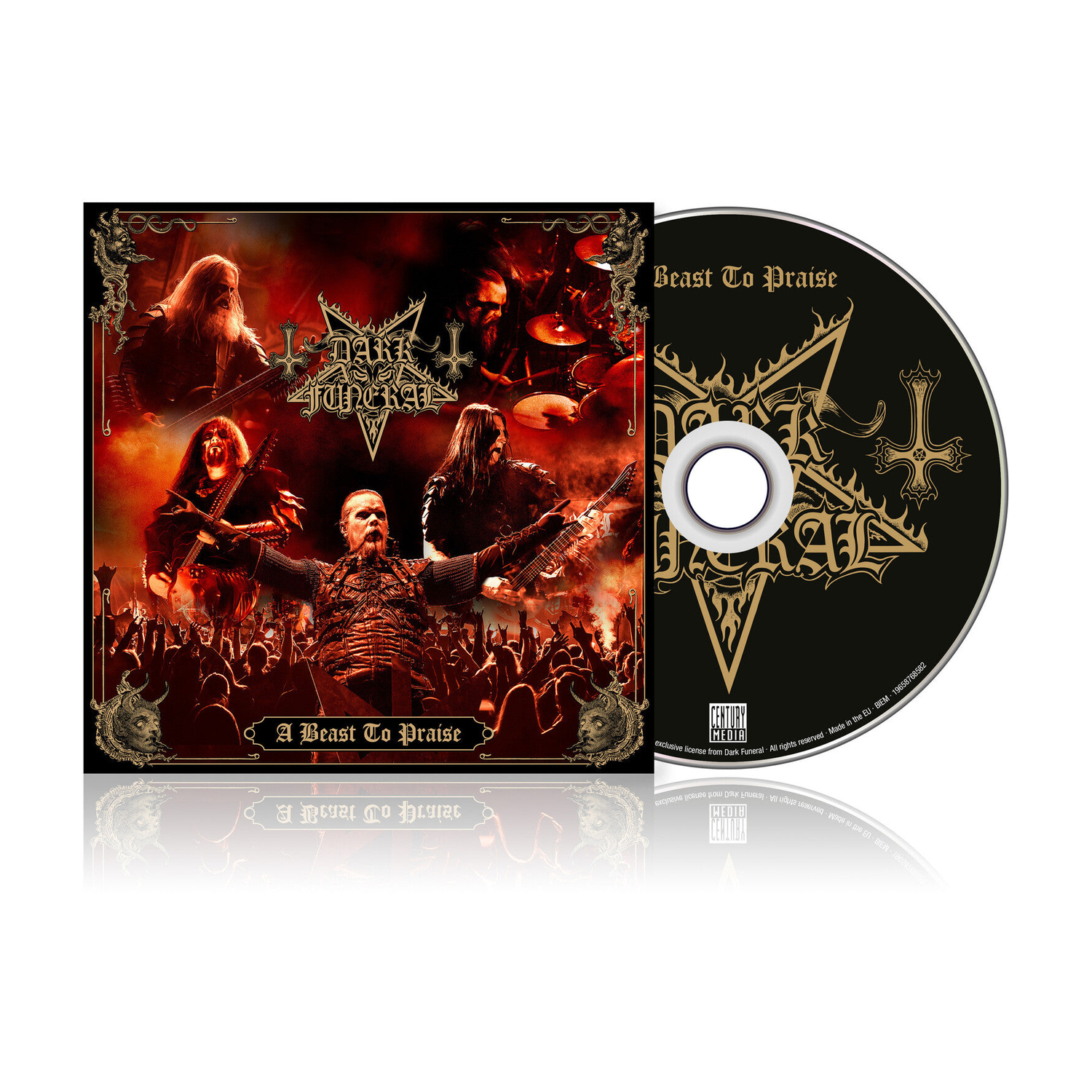 Dark Funeral - A Beast To Praise (CD) — CD album cover