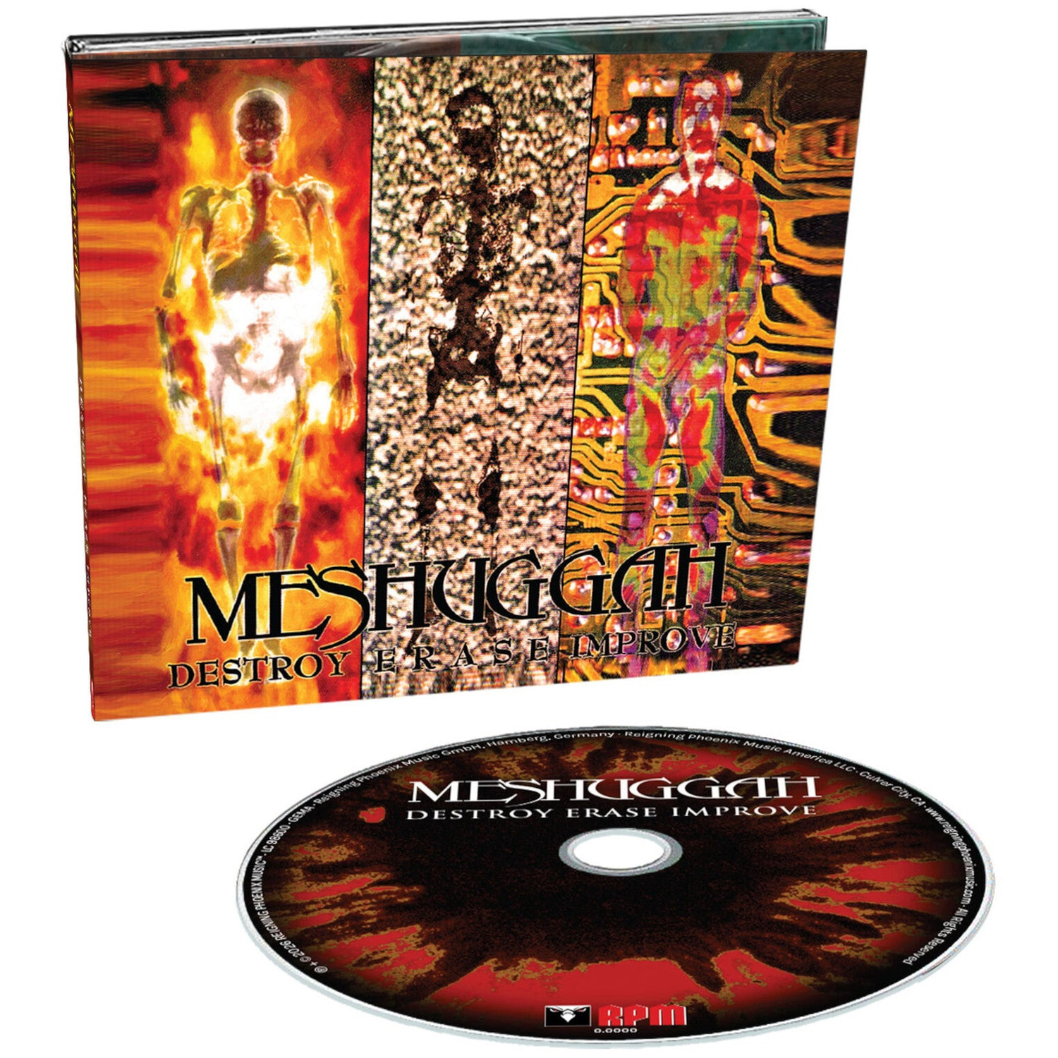Meshuggah - Destroy Erase Improve 2xCD (Anniversary Edition) — CD album cover