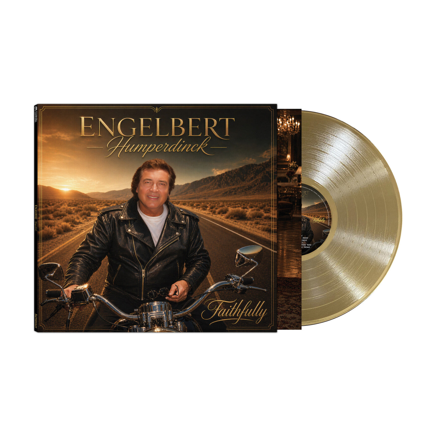 Engelbert Humperdinck - Faithfully (Gold Vinyl) — vinyl LP album cover