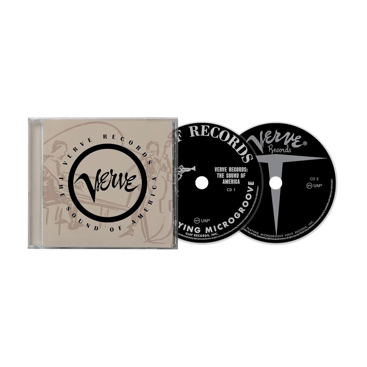 Various Artists - Verve Records: The Sound Of America 2xCD — CD album cover