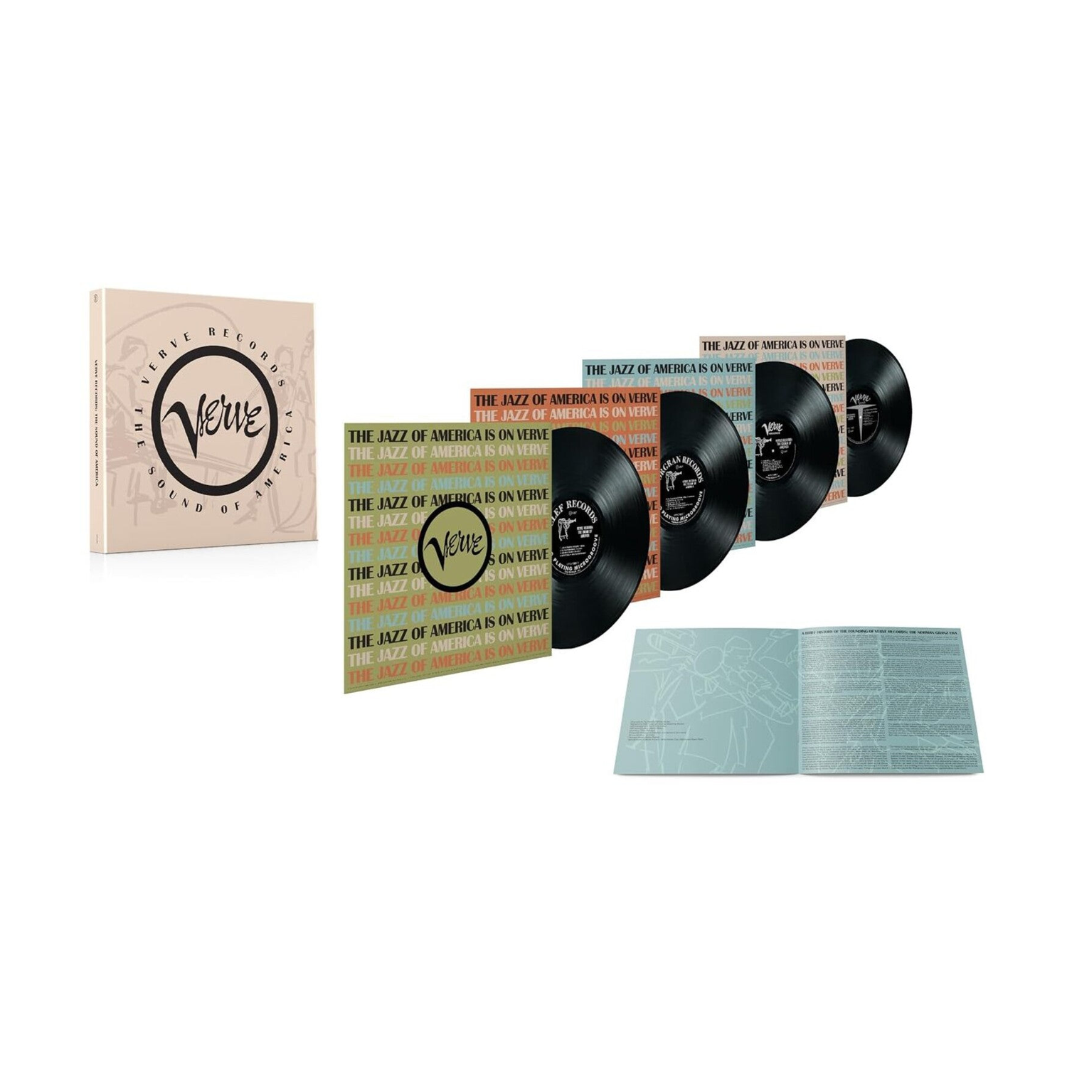 Various Artists - Verve Records: The Sound Of America 2xLP — vinyl LP album cover