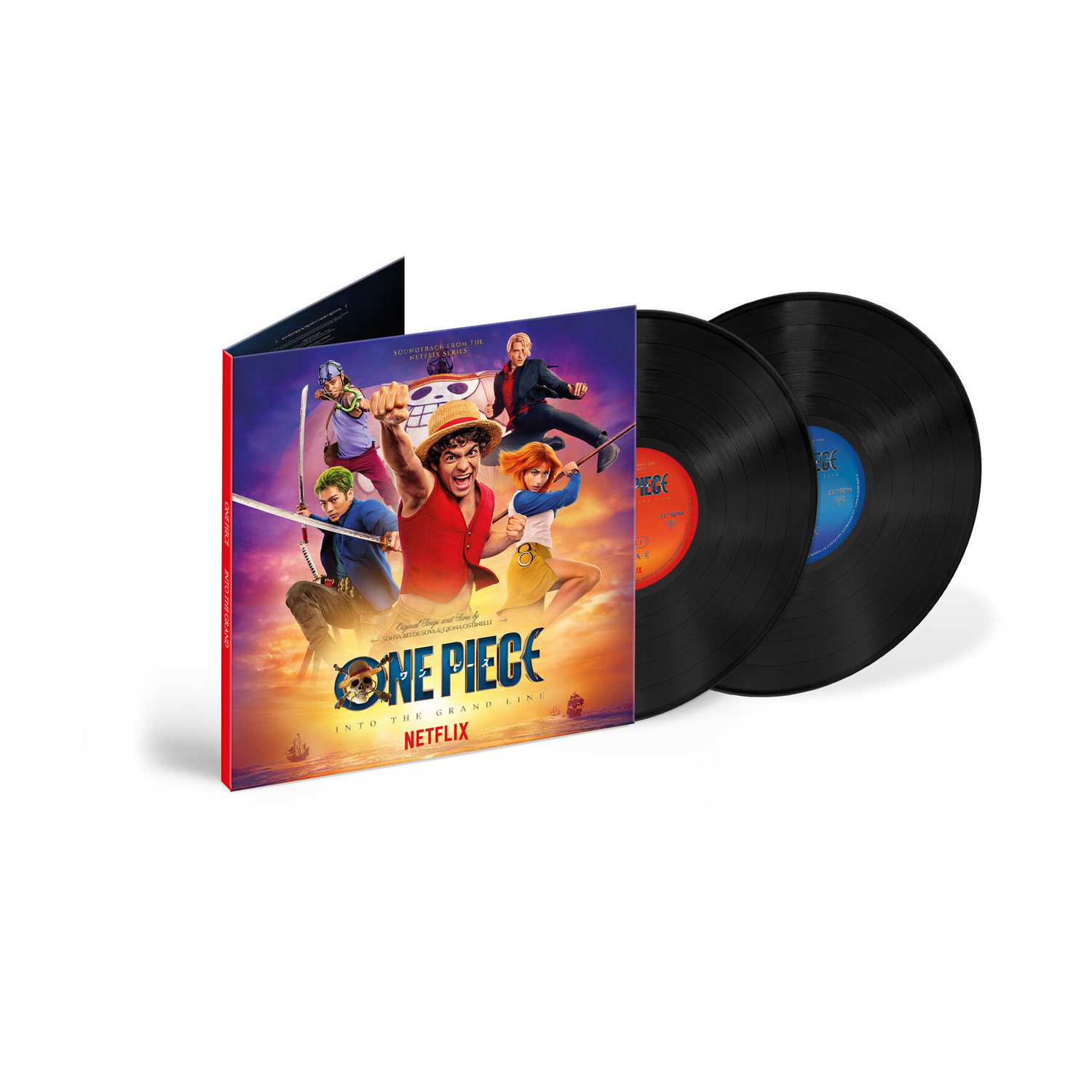  Giona Ostinelli - One Piece: Into the Grand Line (Original Netflix Series Soundtrack) 2xLP — vinyl LP album cover