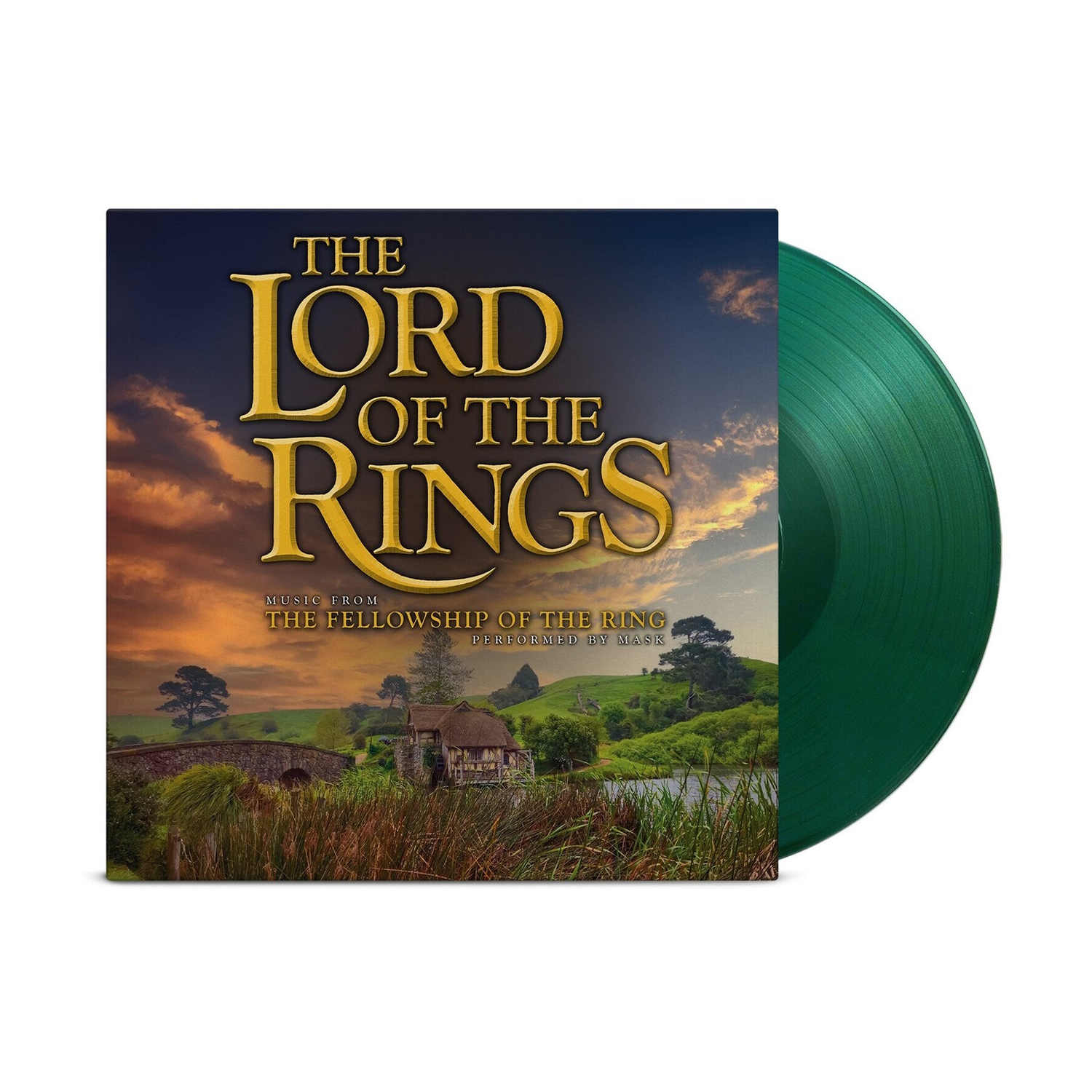Mask - Lord Of The Rings: The Fellowship Of The Ring - (Original Soundtrack) - Ltd 180Gm Green Moss Vinyl (Green Vinyl) — vinyl LP album cover