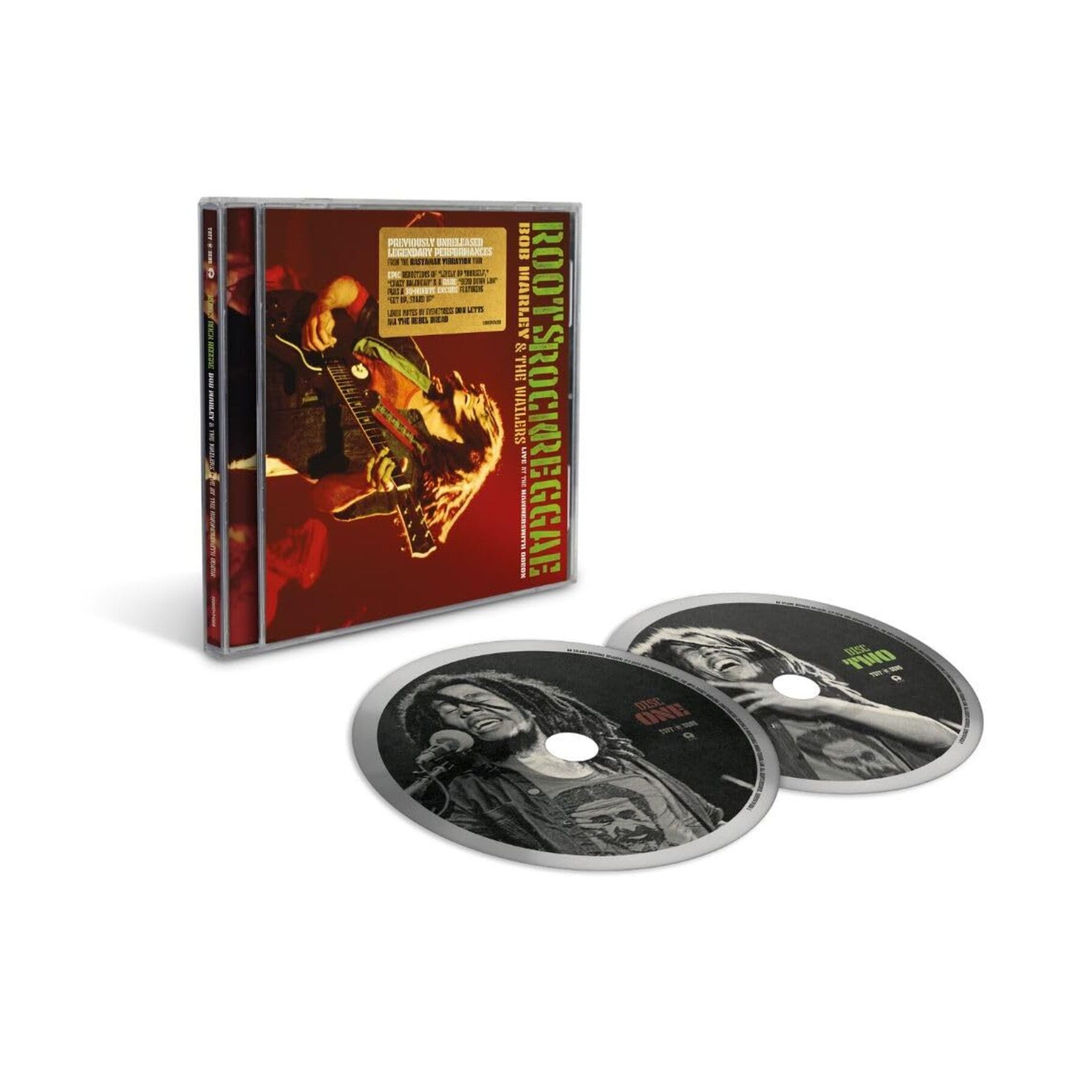 Bob Marley & the Wailers - Roots Rock Reggae: Live At The Hammersmith Odeon 2xCD — CD album cover