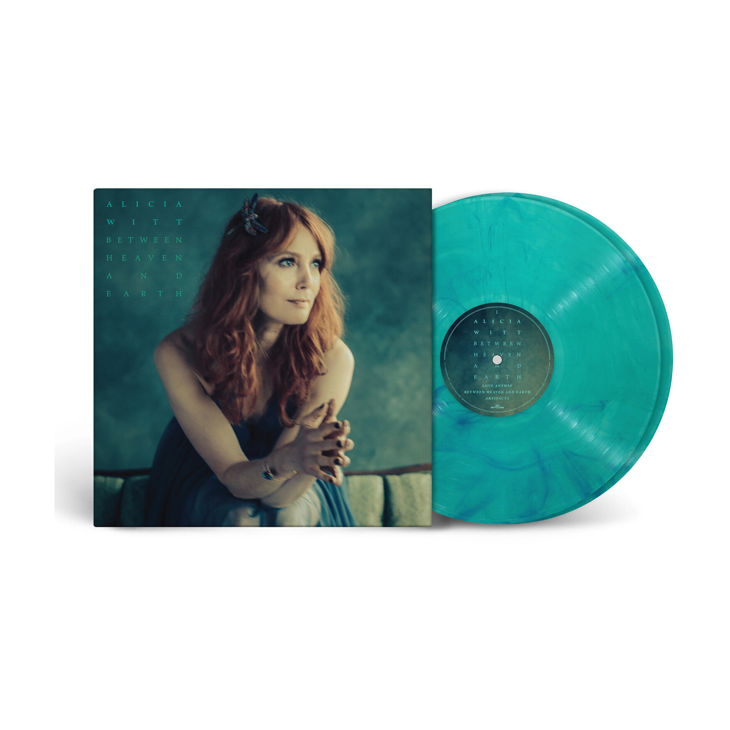 Alicia Witt - Between Heaven And Earth (Blue Vinyl) — vinyl LP album cover