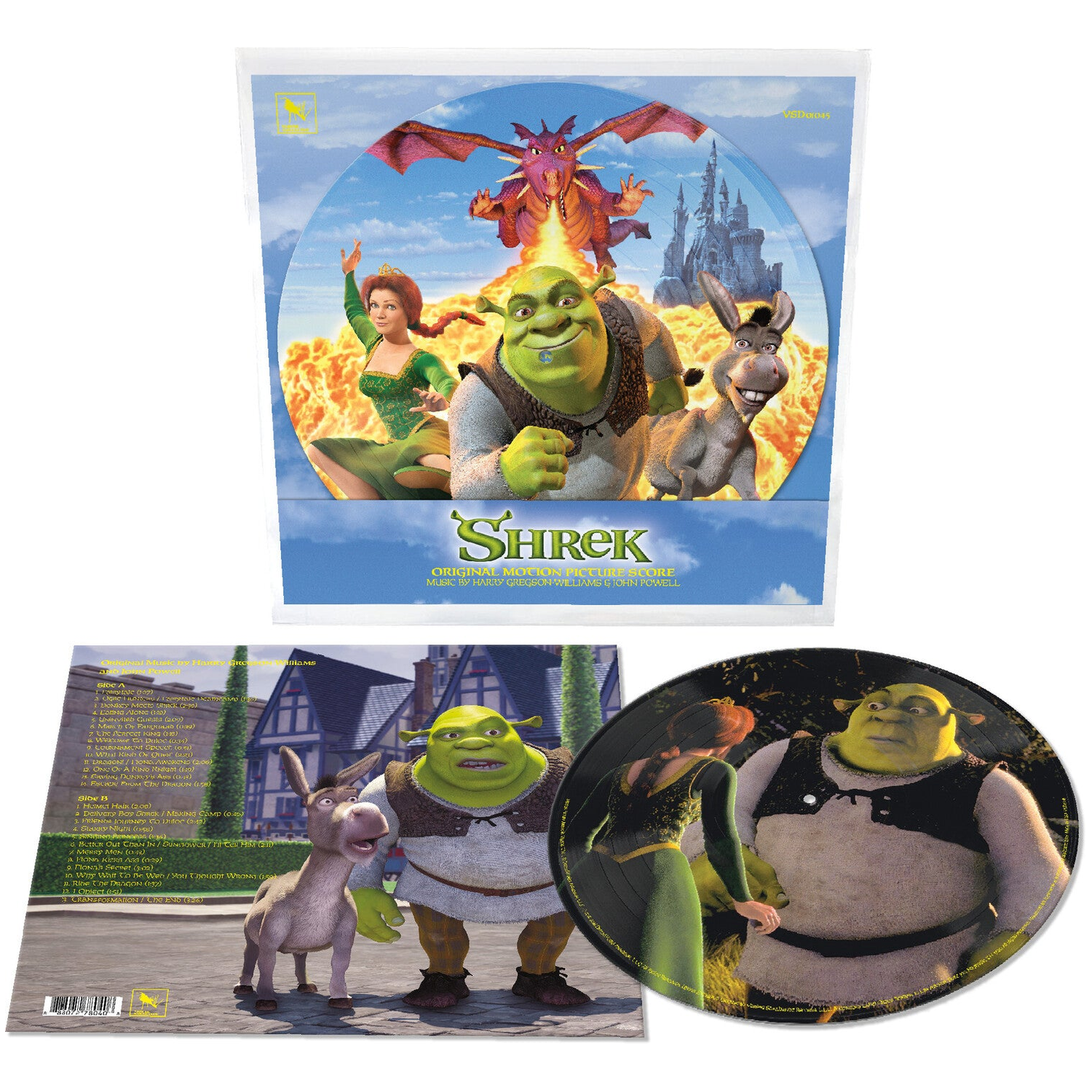  John Powell - Shrek (Original Motion Picture Score) — vinyl LP album cover