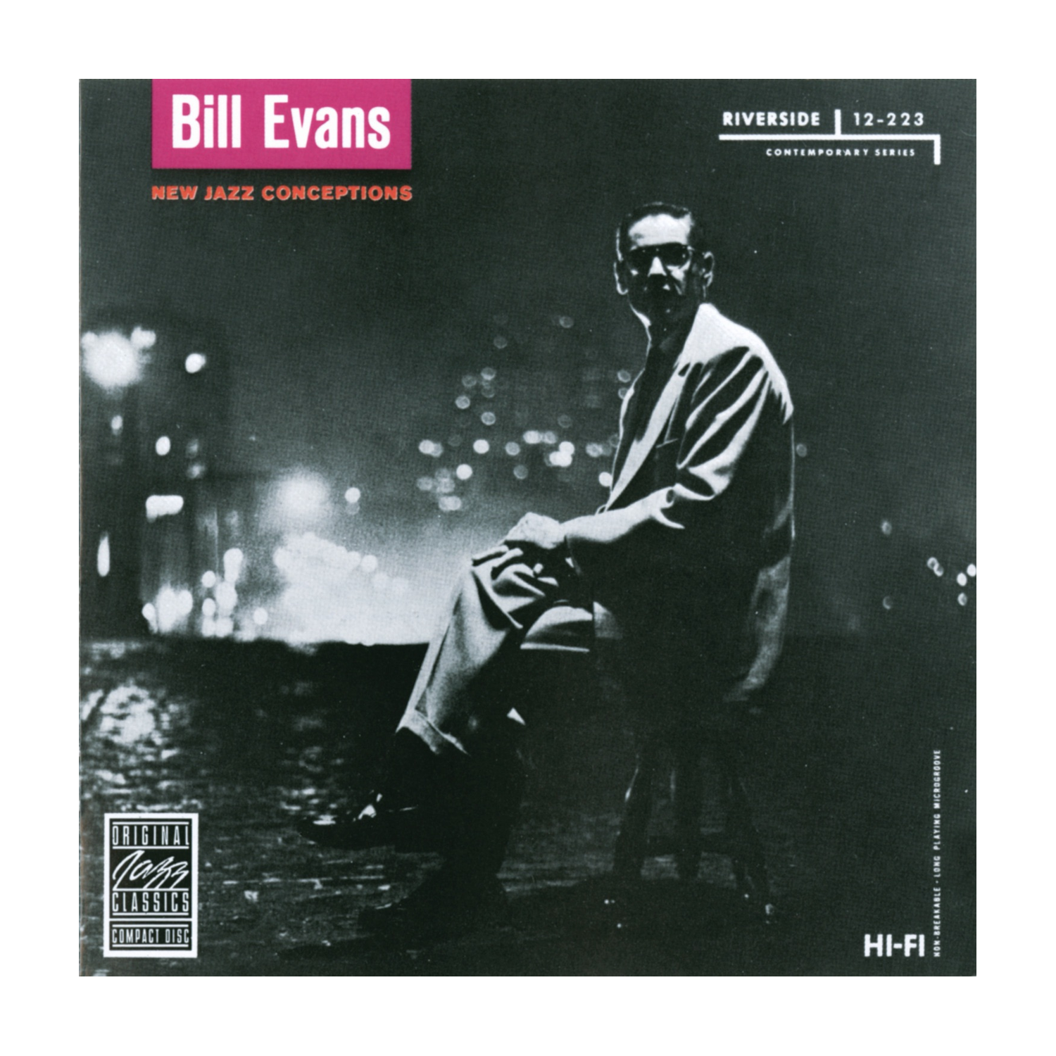 Bill Evans - New Jazz Conceptions - Limited 180 (Blue Vinyl) — vinyl LP album cover