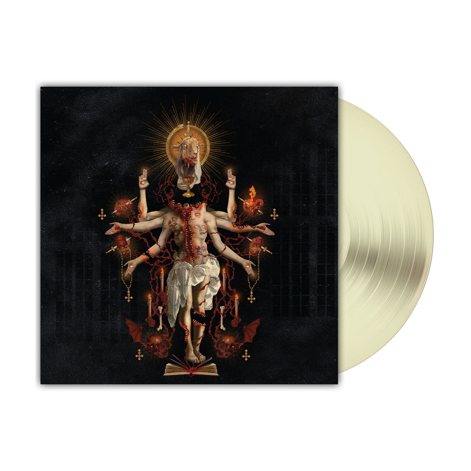 Satanic Planet - Dead Deities (White Vinyl) — vinyl LP album cover