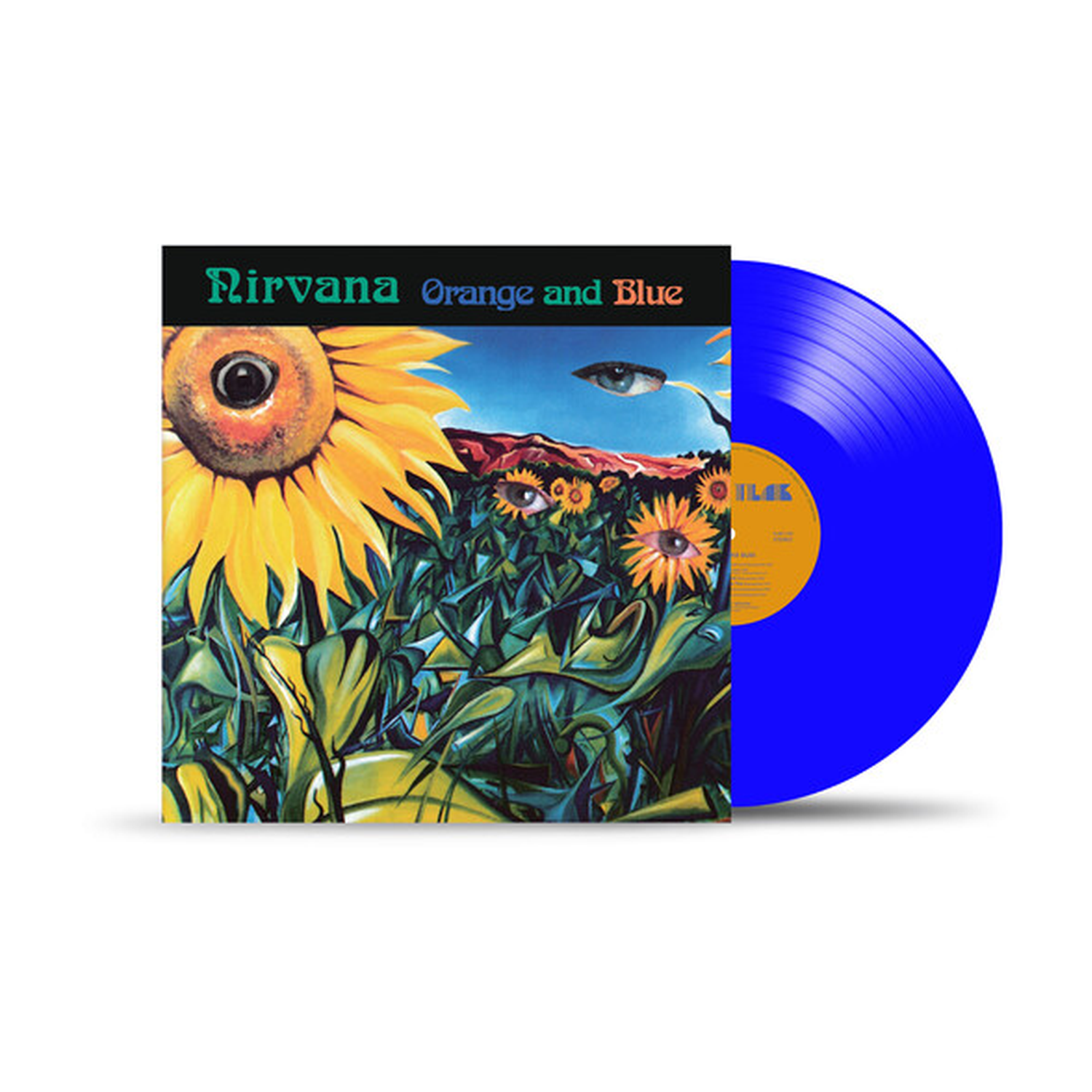 Nirvana - Orange & Blue — vinyl LP album cover