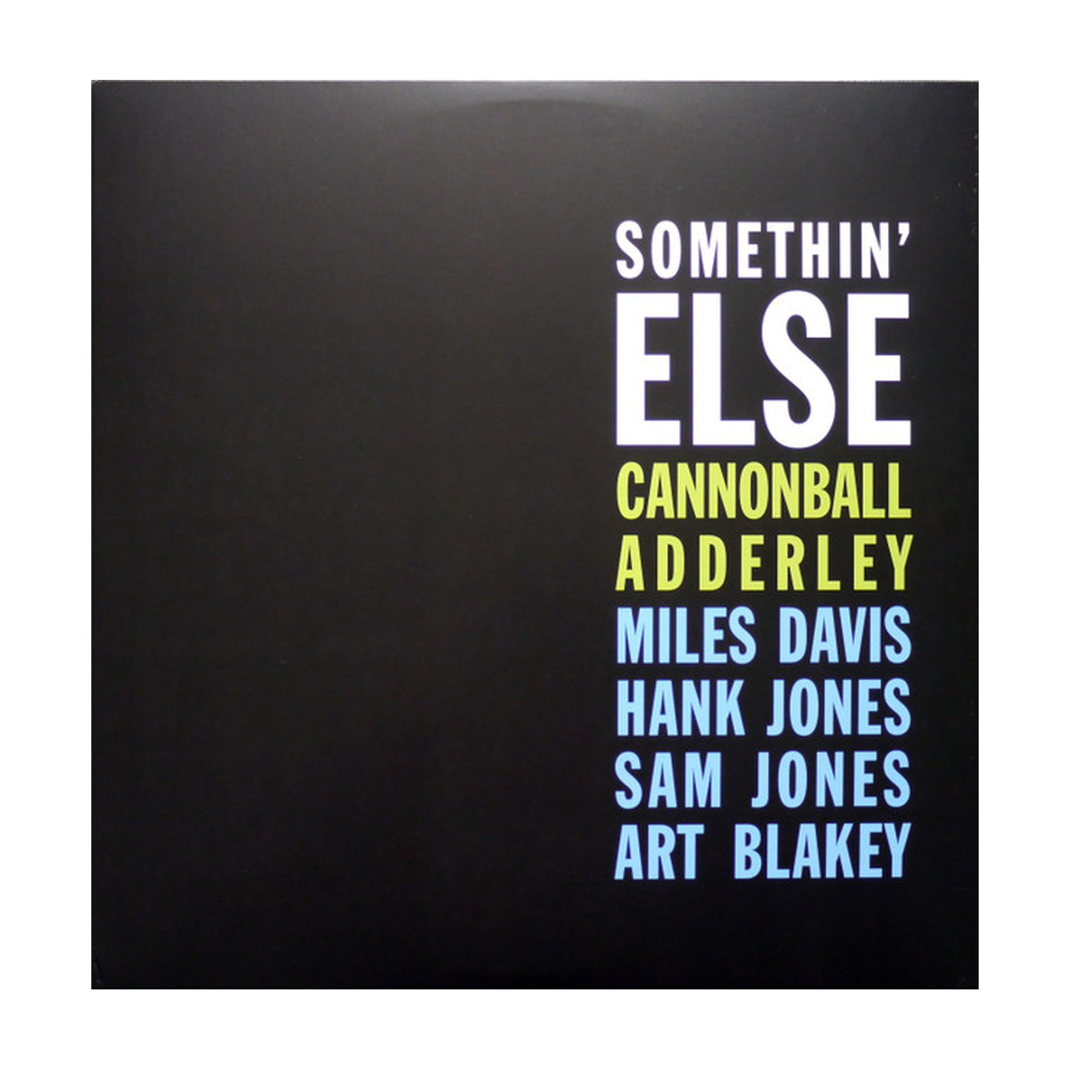 Cannonball Adderley - Somethin Else (Blue Vinyl)