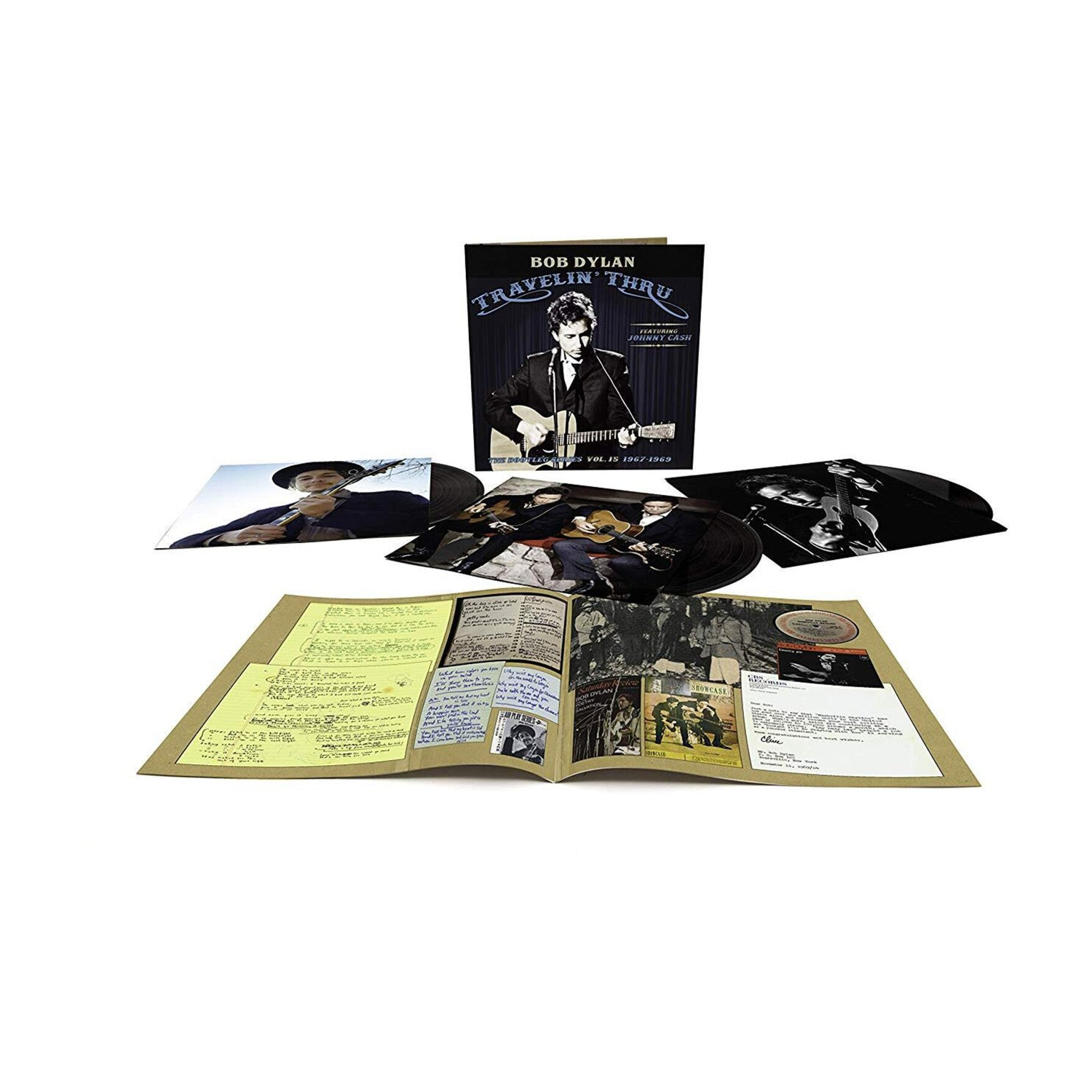 Bob Dylan - Travelin' Thru, Featuring Johnny Cash: The Bootleg Series, Vol. 15 3xLP — vinyl LP album cover