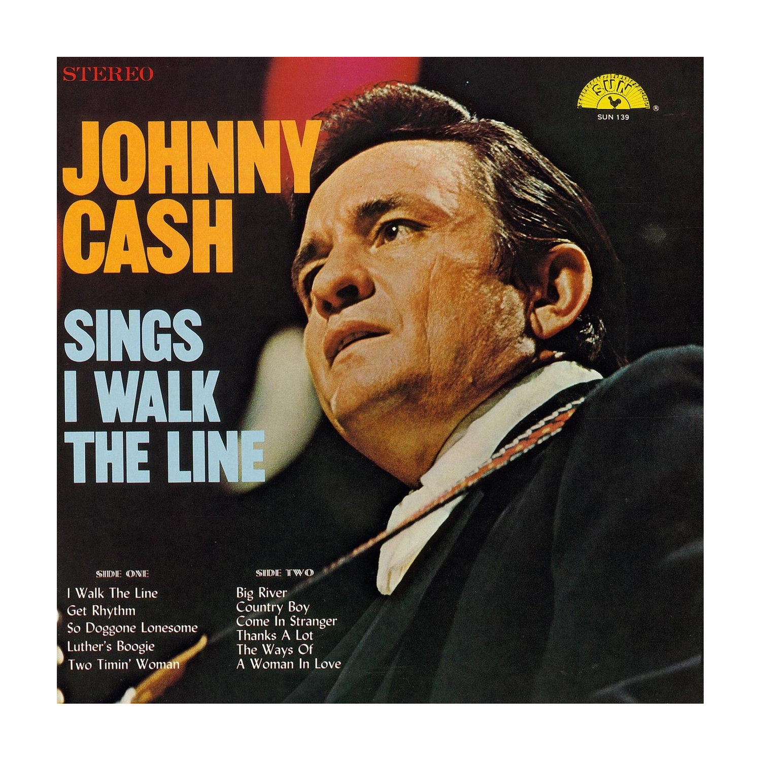 Johnny Cash - Sings I Walk the Line — vinyl LP album cover