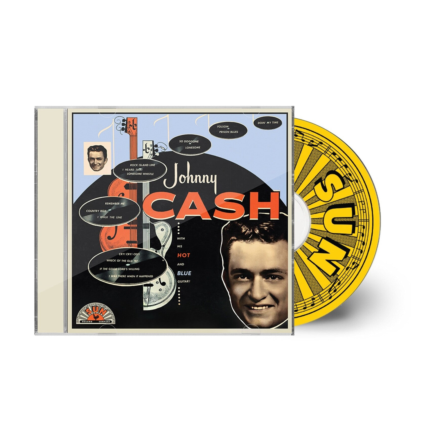 Johnny Cash - With His Hot and Blue Guitar (Anniversary Edition) (CD) — CD album cover