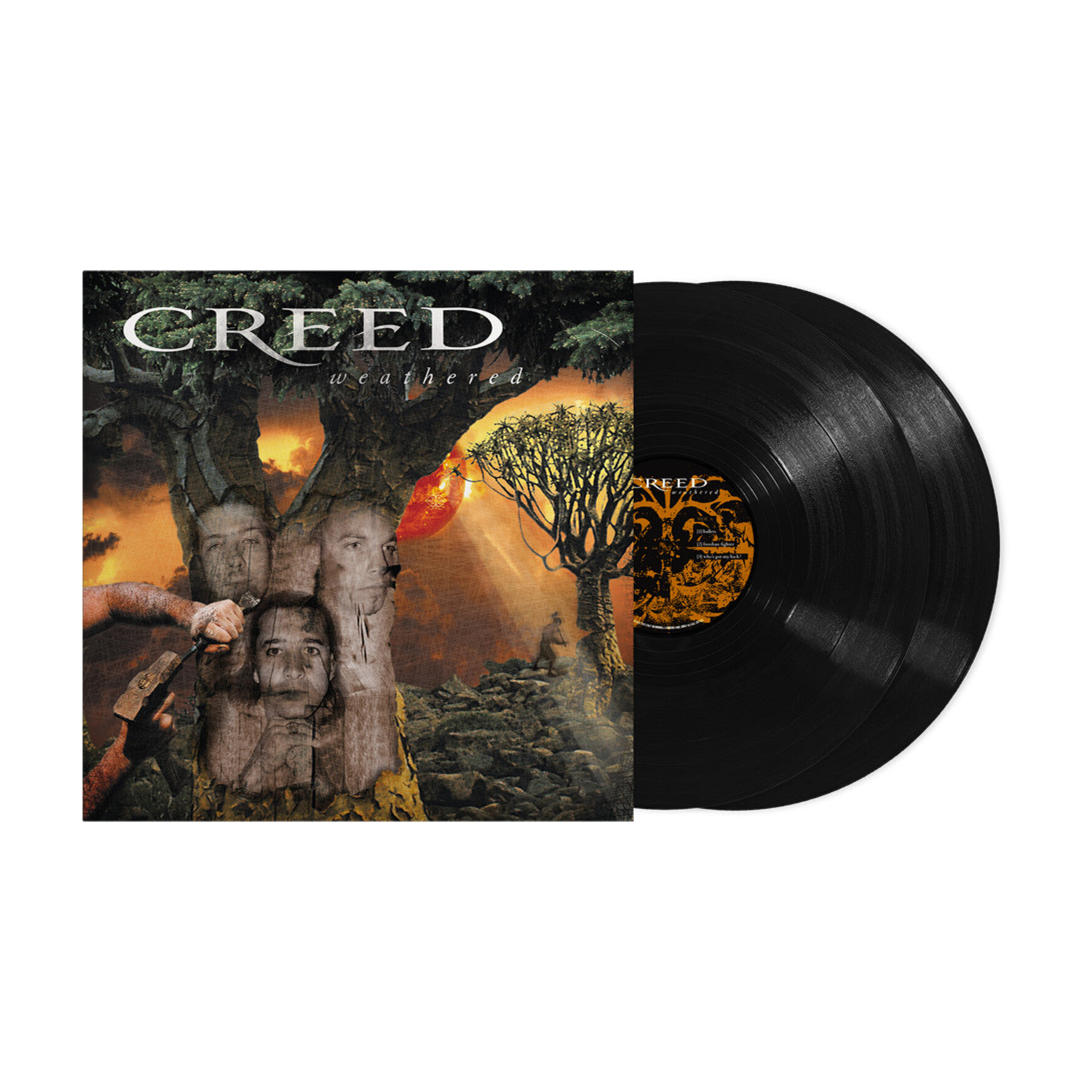 Creed - Weathered (Anniversary Edition) — vinyl LP album cover