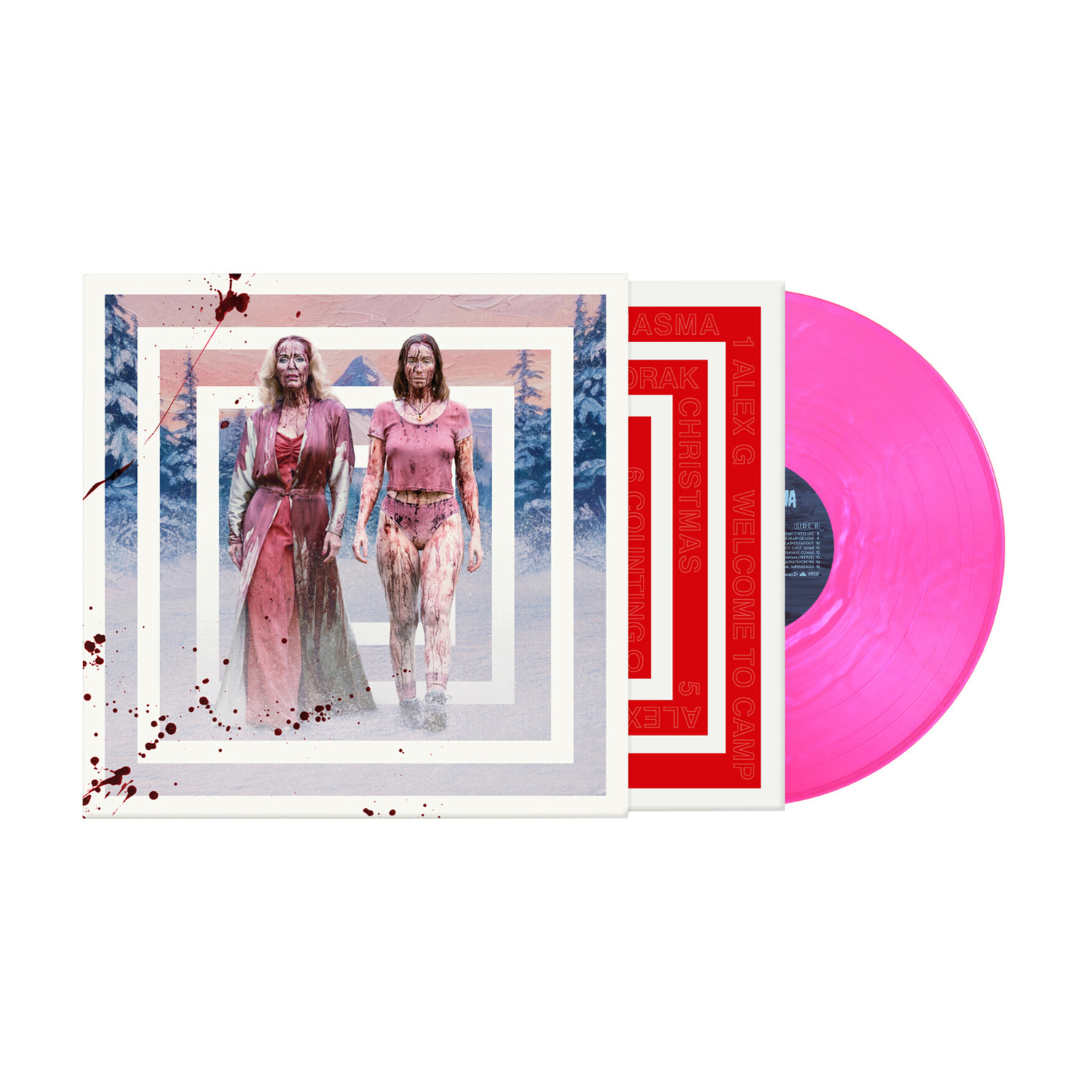 Teenage Sex & Death - O.S.T. - Teenage Sex and Death at Camp Miasma (Original Soundtrack) (Pink Vinyl) — vinyl LP album cover