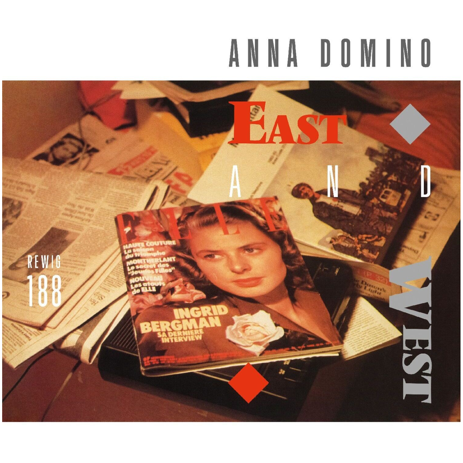 Anna Domino - East and West + Singles — vinyl LP album cover