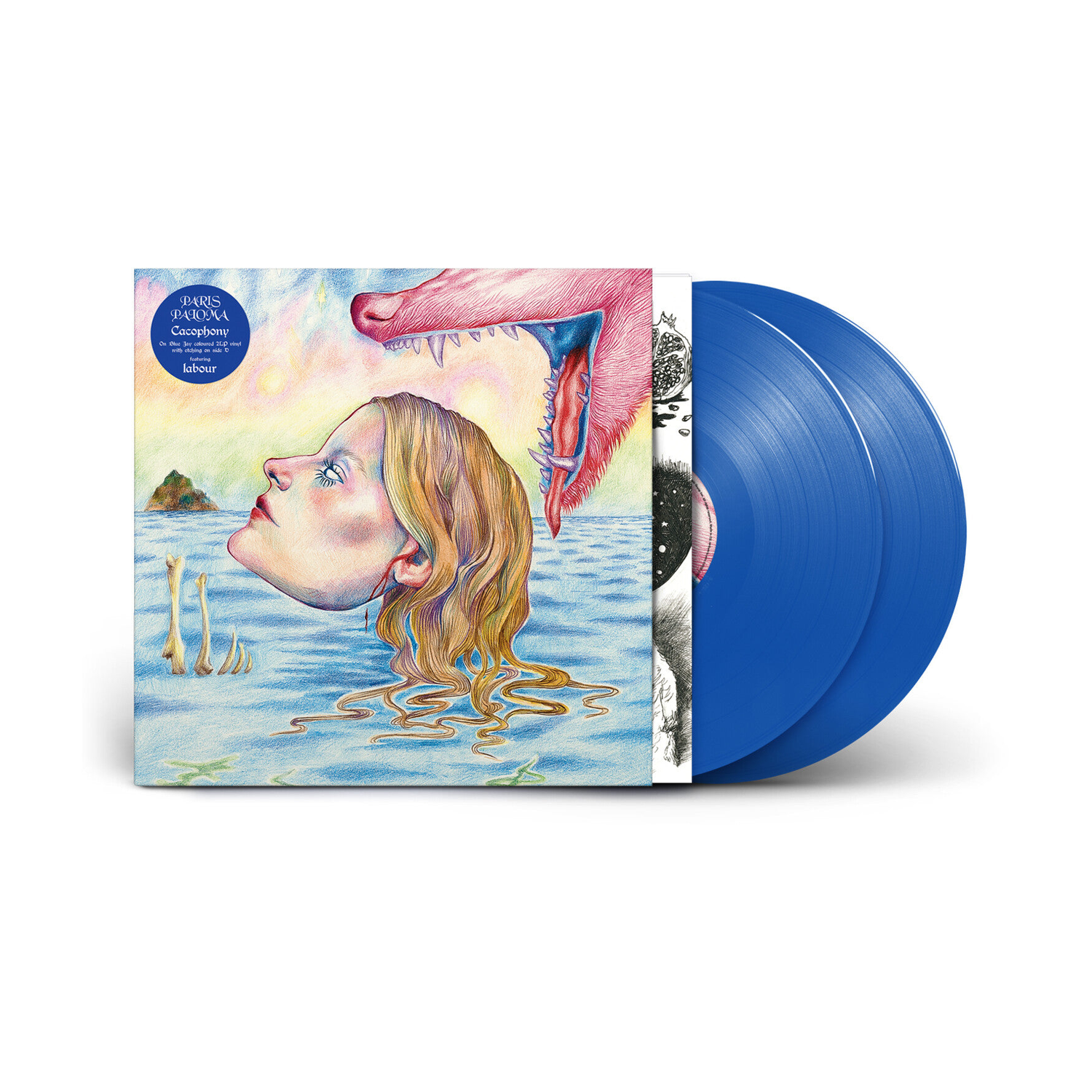 Paris Paloma - Cacophony 2xLP (Blue Vinyl) — vinyl LP album cover