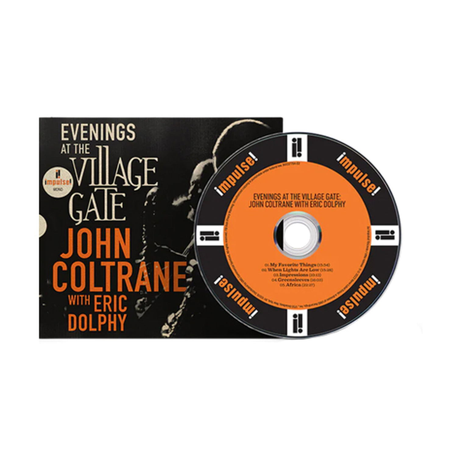 John Coltrane - Evenings At The Village Gate: John Coltrane With Eric Dolphy (CD) — CD album cover