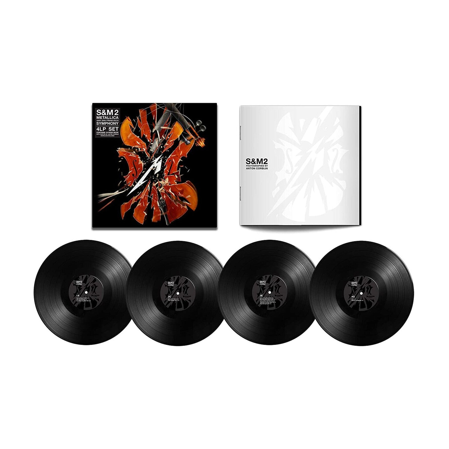 Metallica - S&m2 4xLP — vinyl LP album cover